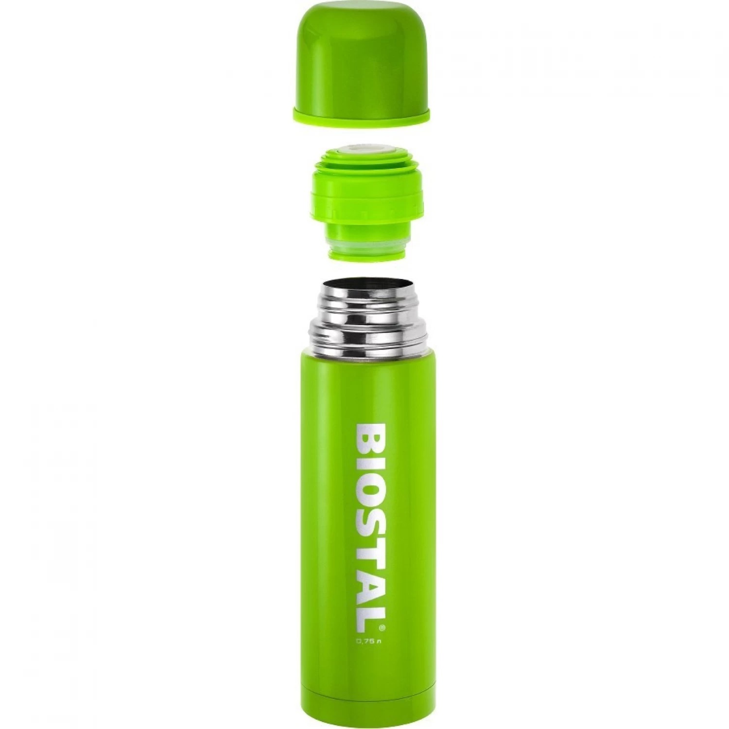 Изображение товара Термос 350 мл Biostal NB-350С-G из нержавеющей стали, цвет зеленый