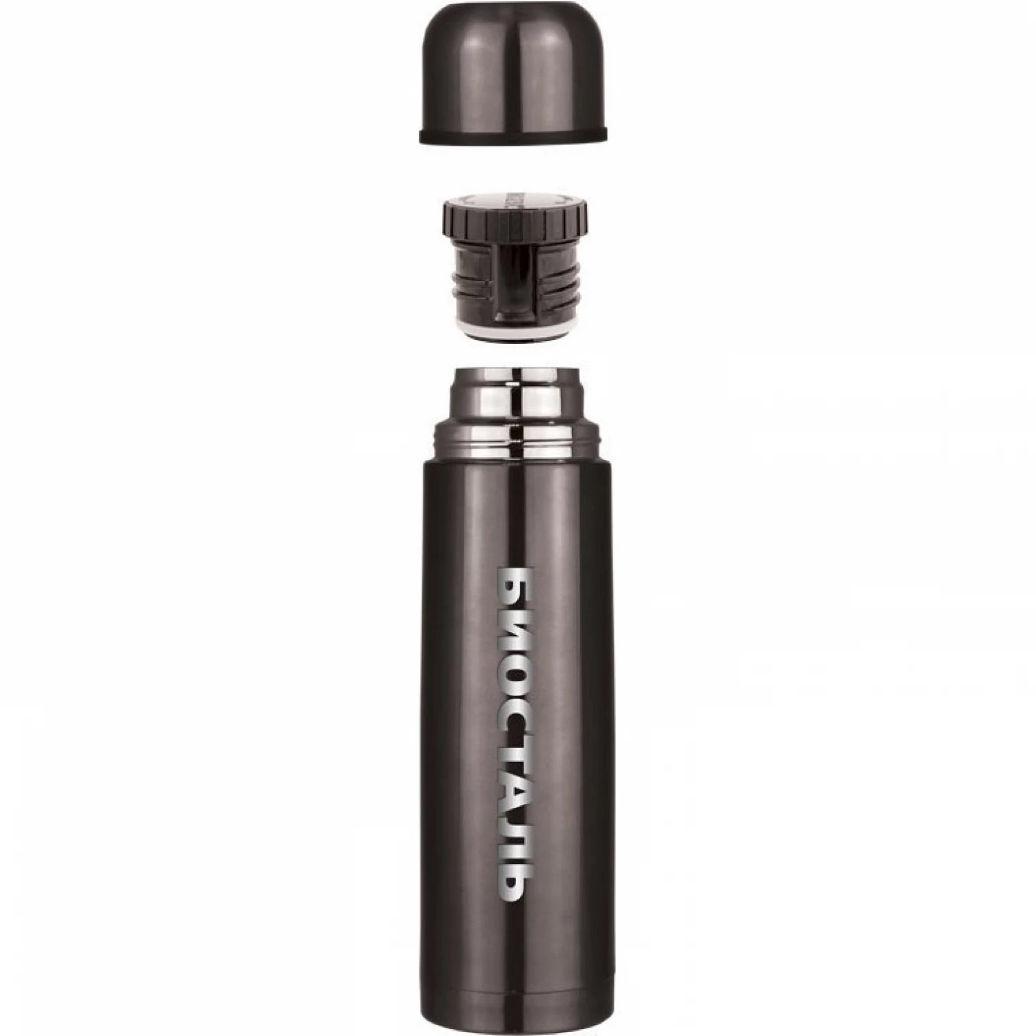 Изображение товара Термос BIOSTAL NB-750V 750 мл из нержавеющей стали узкое горло Черный