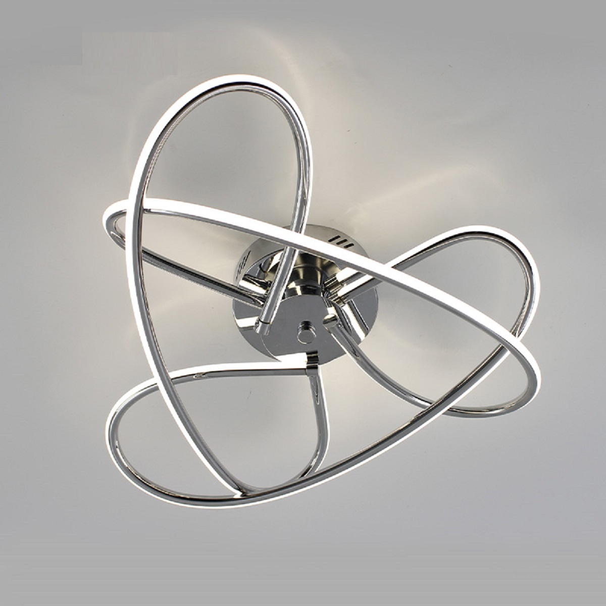 Изображение товара Люстра потолочная светодиодная Estares LIANA MONO 70 Вт хром для помещений до 20 м²