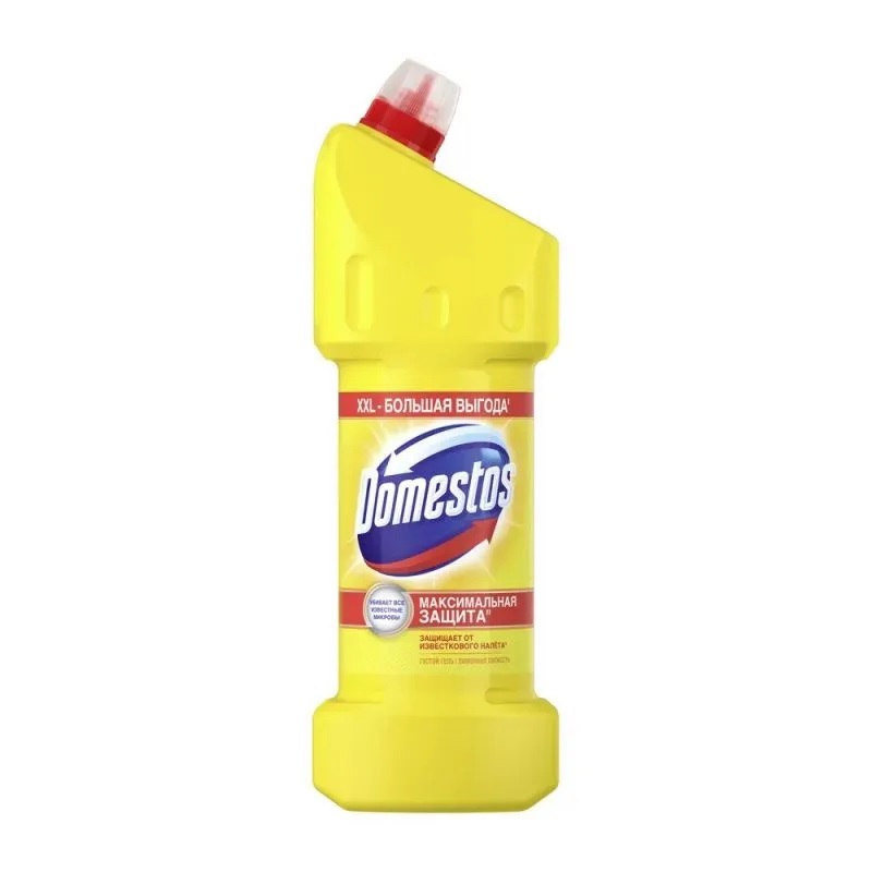 Изображение товара Средство чистящее универсальное Domestos 67682978 лимонная свежесть 1500мл Изображение товара Средство чистящее универсальное Domestos 67682978 лимонная свежесть 1500мл