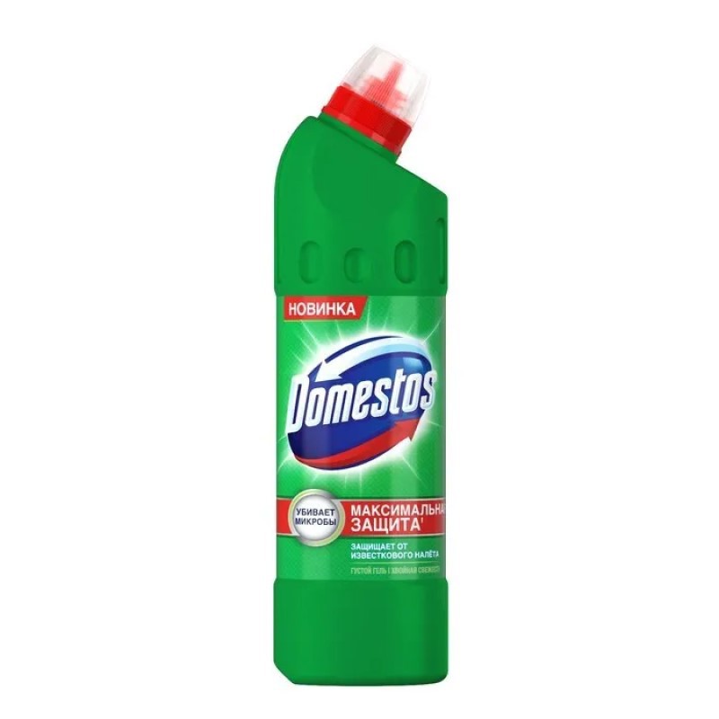 Изображение товара Средство чистящее универсальное Domestos 67320347 хвойная свежесть 24 часа 500мл Изображение товара Средство чистящее универсальное Domestos 67320347 хвойная свежесть 24 часа 500мл