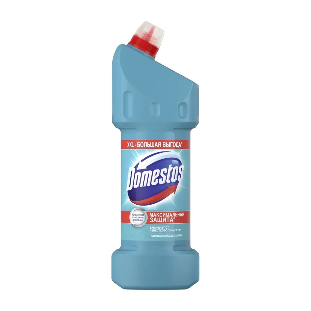 Изображение товара Средство чистящее универсальное Domestos 67683281 свежесть атлантики 1500мл Изображение товара Средство чистящее универсальное Domestos 67683281 свежесть атлантики 1500мл