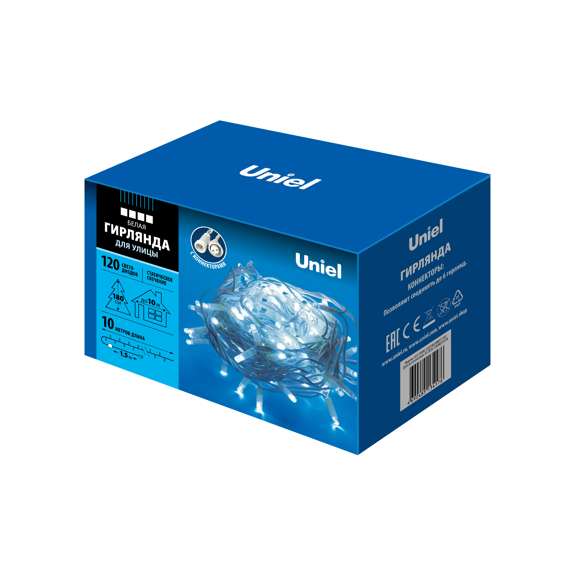 Изображение товара Световая гирлянда Uniel UL-00007204 120 лампочек