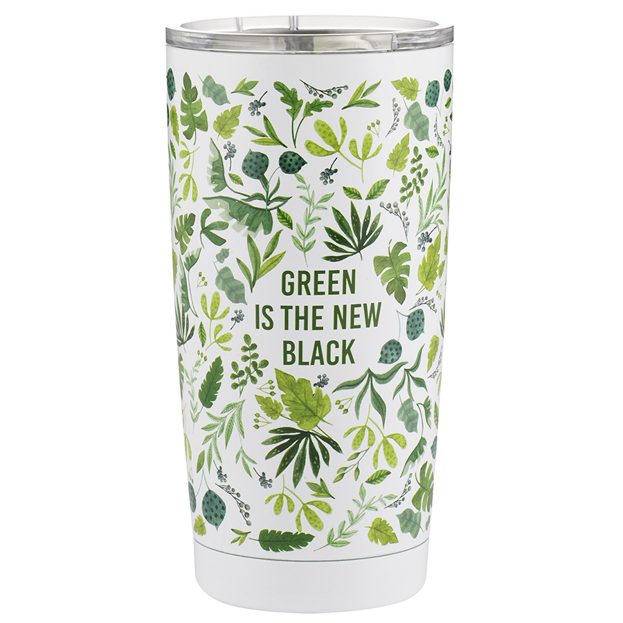 Изображение товара Термокружка Typhoon Pure 600 мл нержавеющая сталь цвет белый/зеленый