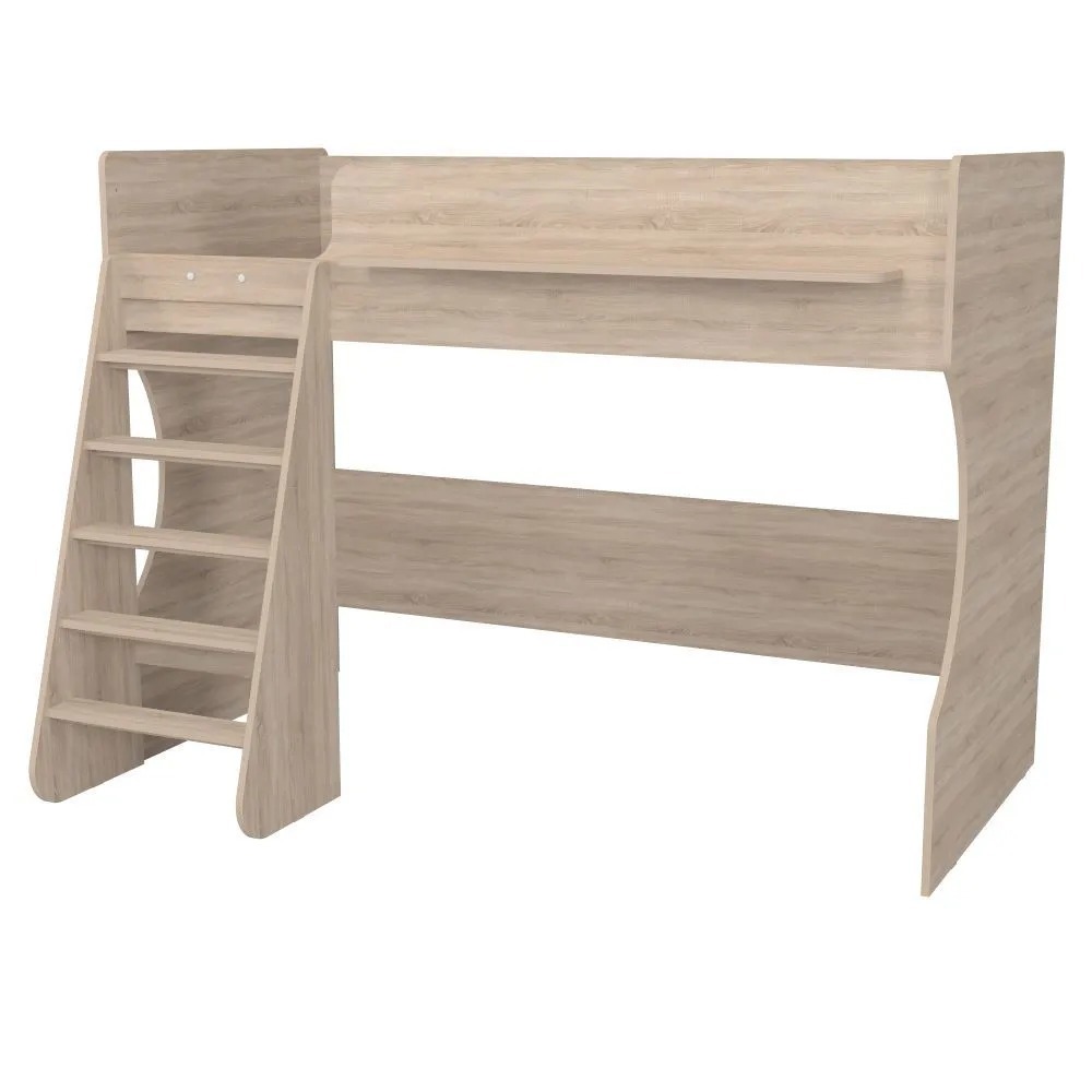 Изображение товара Кровать-чердак Капризун Р432 80x180 см ЛДСП цвет дуб сонома