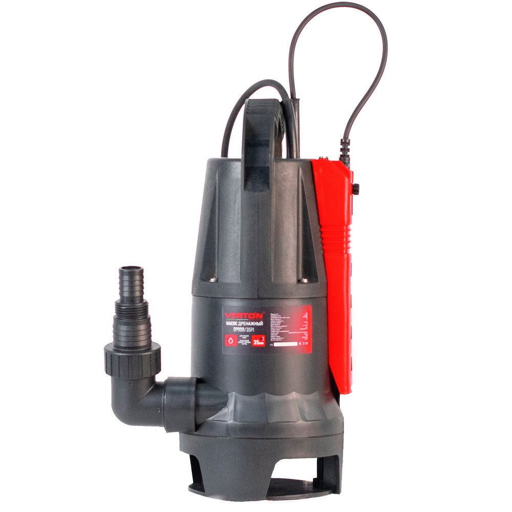 Изображение товара Verton DP900/35PI - погружной дренажный насос 15000 л/ч, 35 мм, 900 Вт