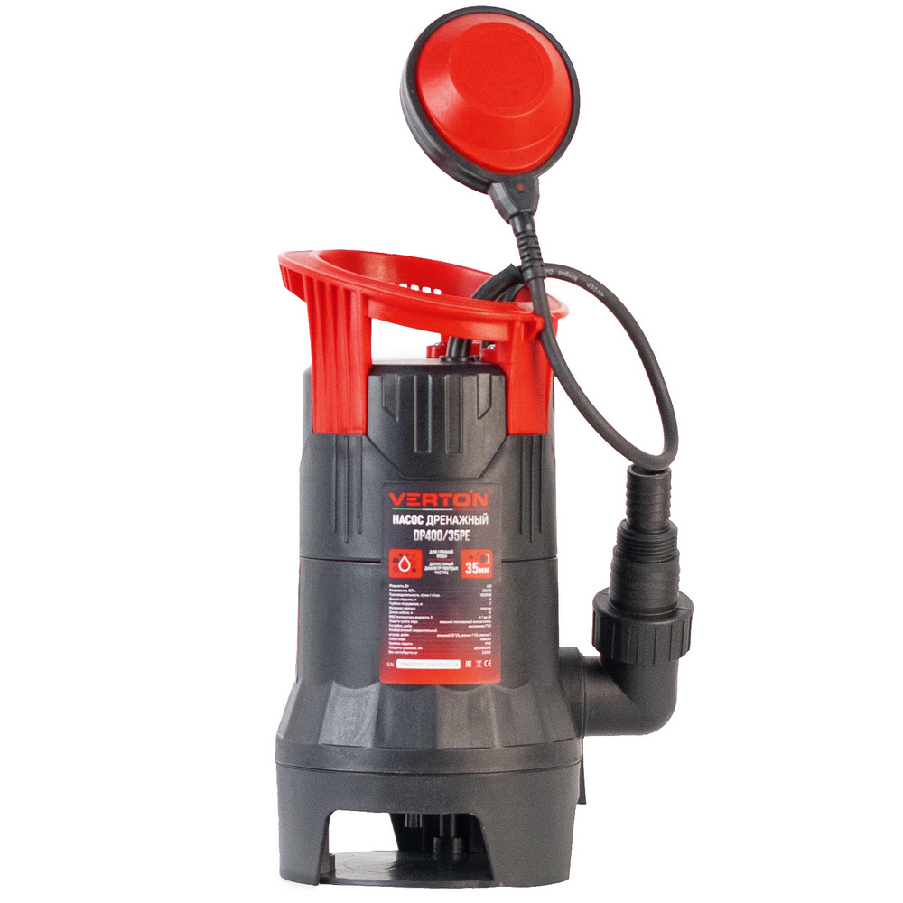 Изображение товара Verton DP400/35PE - погружной насос для грязной воды 8100 л/ч