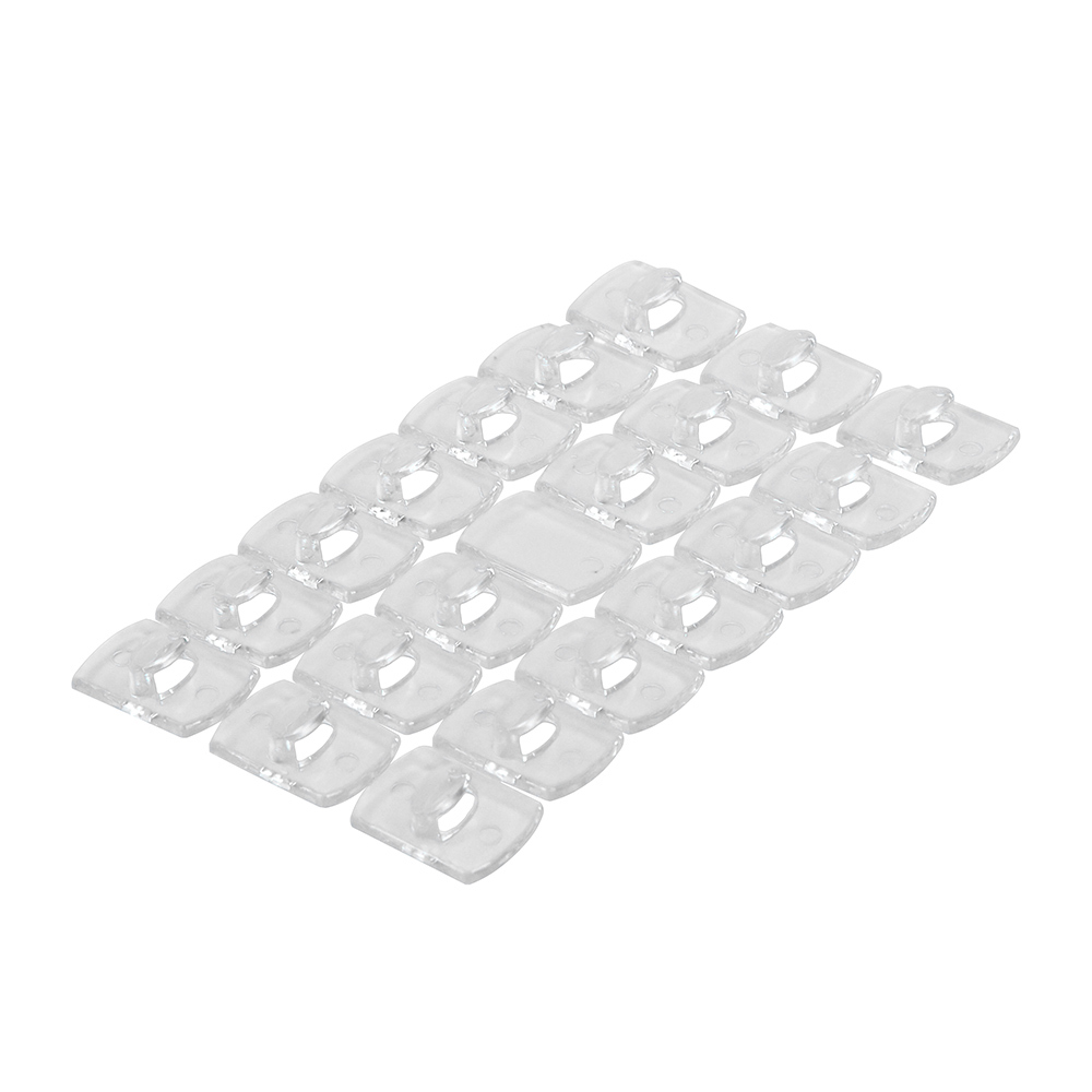 Изображение товара Крючки для крепления гирлянд VEGAS 55155 прозрачные, 20 шт