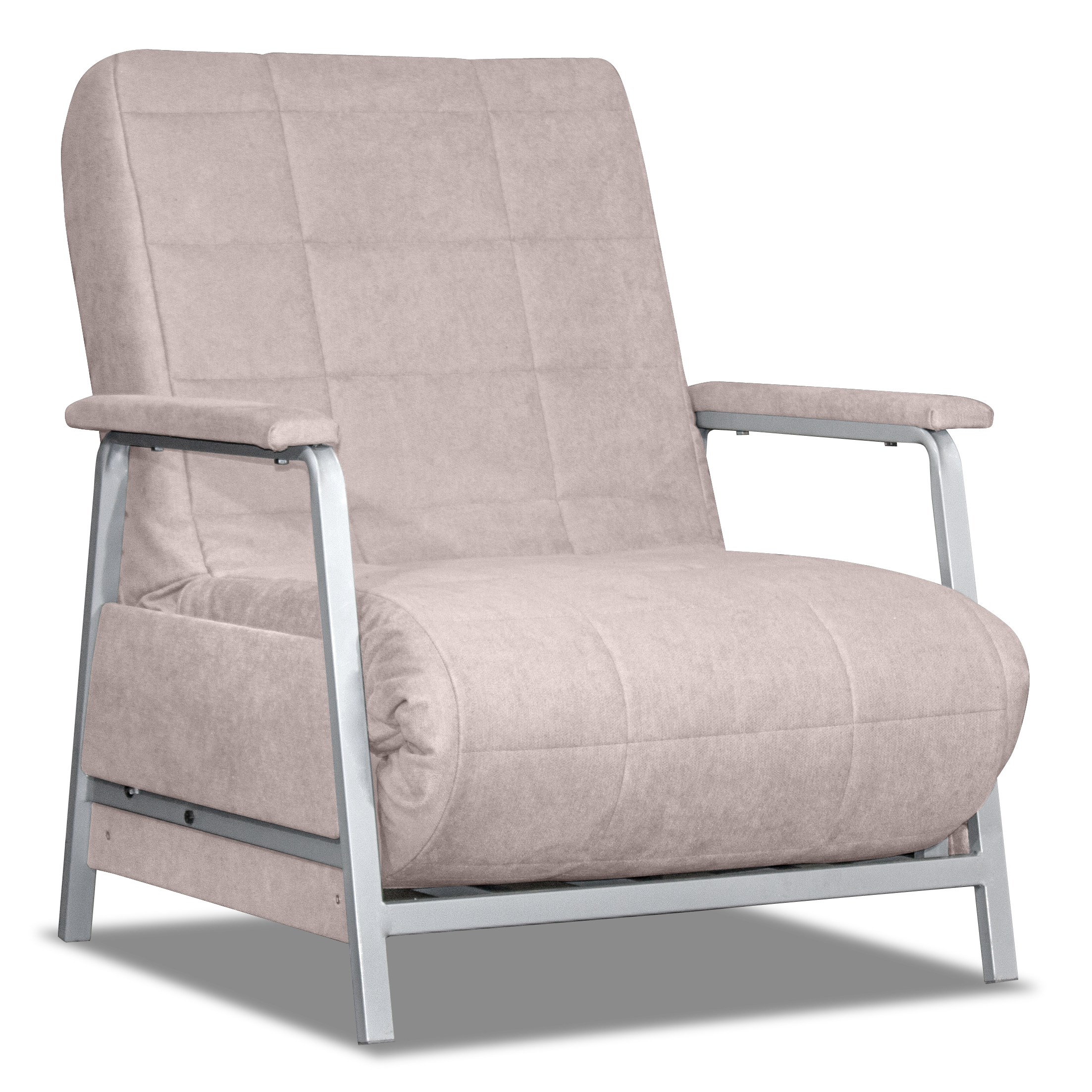 Изображение товара Кресло-кровать Plams Мюнхен 89x97x55 см велюр цвет бежевый