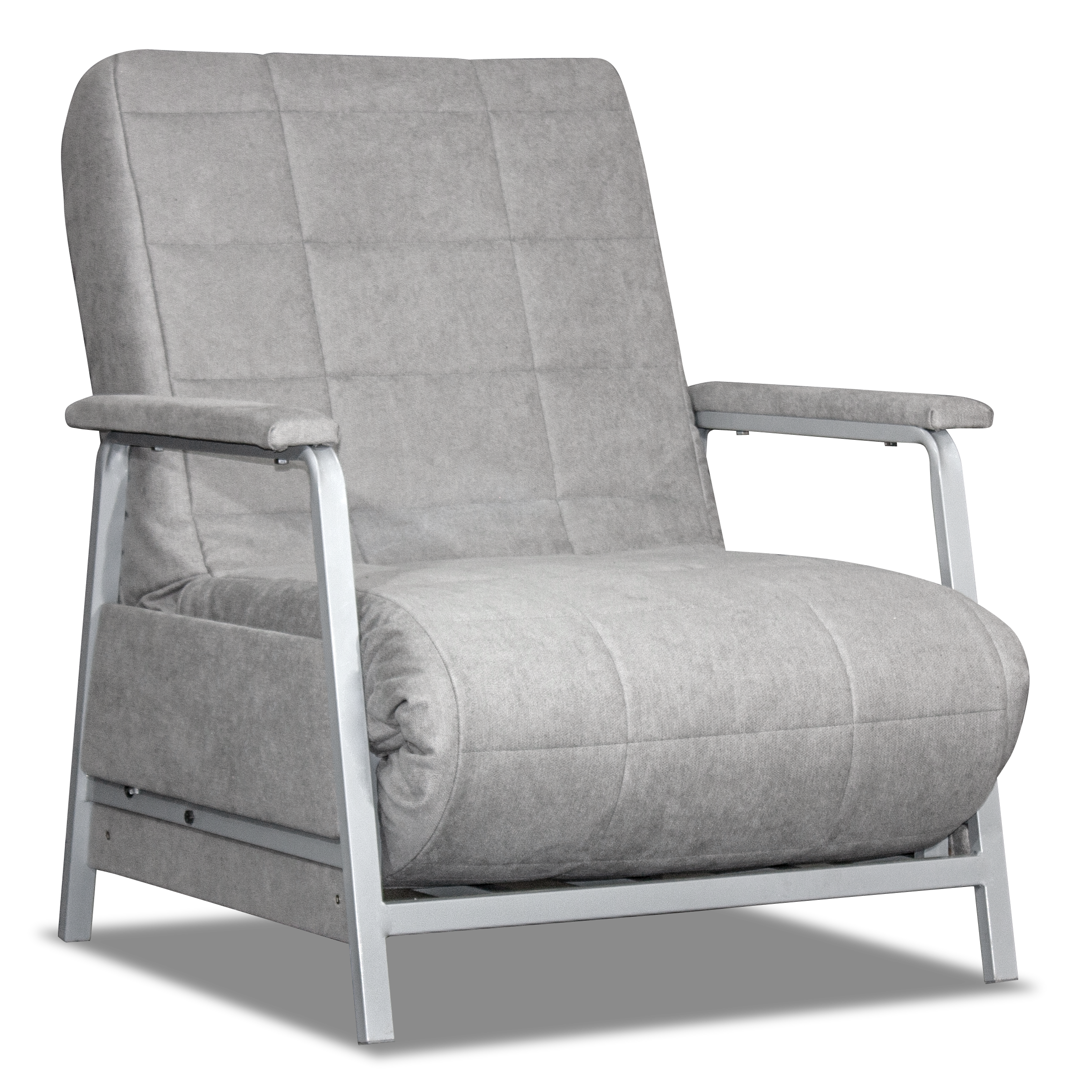 Изображение товара Кресло-кровать Mюнхен PLAMS серый 89x97x55 см велюр функциональное