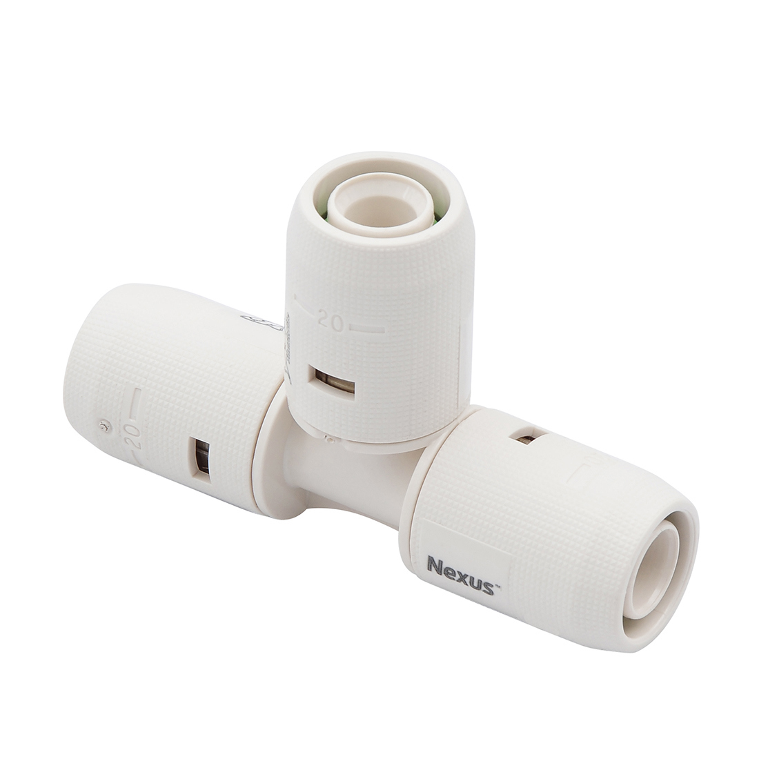 Изображение товара Тройник Sharkbite 20x20x20 мм полифенилсульфон 2 шт SN03202020