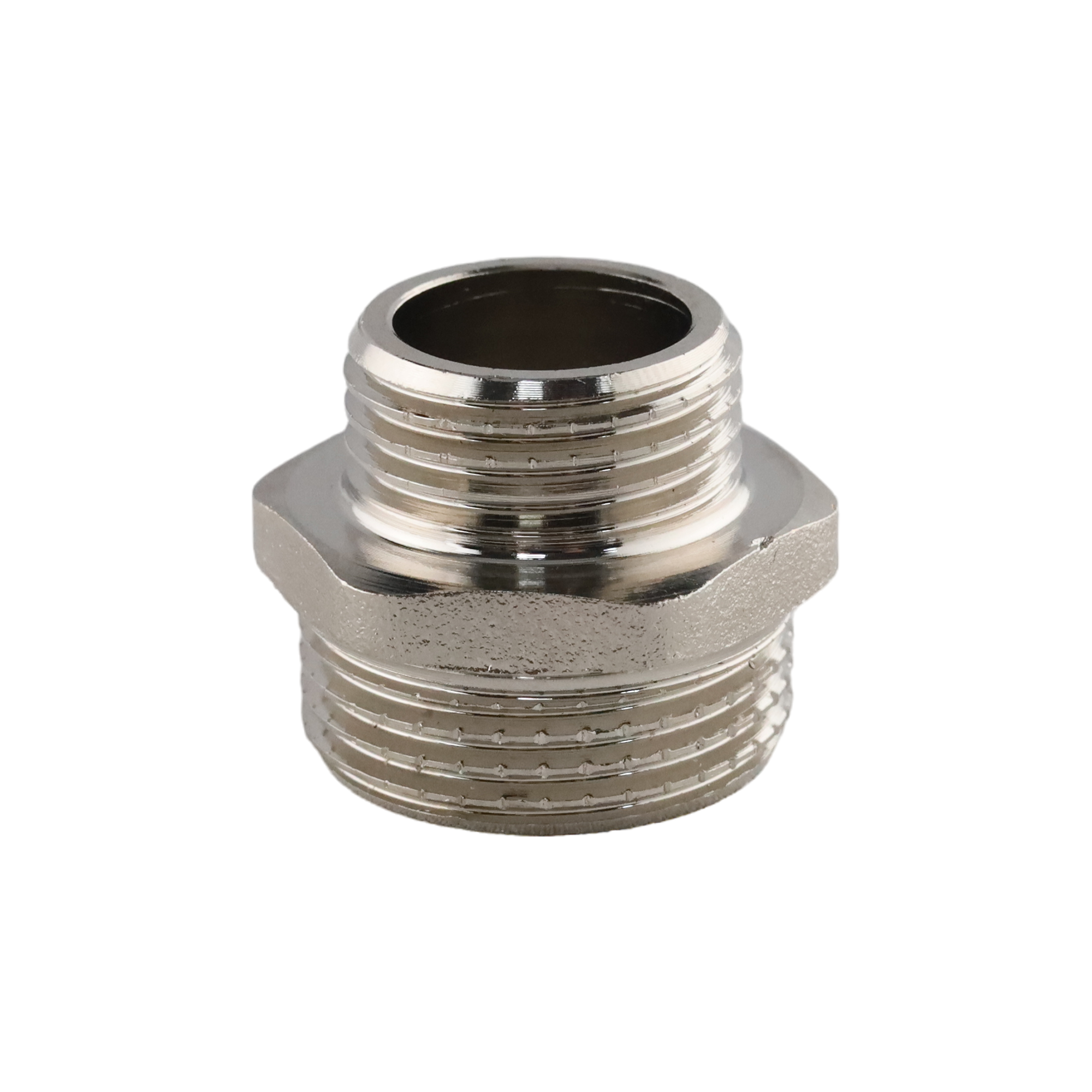 Изображение товара Ниппель переходной Aqualink 1/2"x3/4" никелированный для трубопроводов