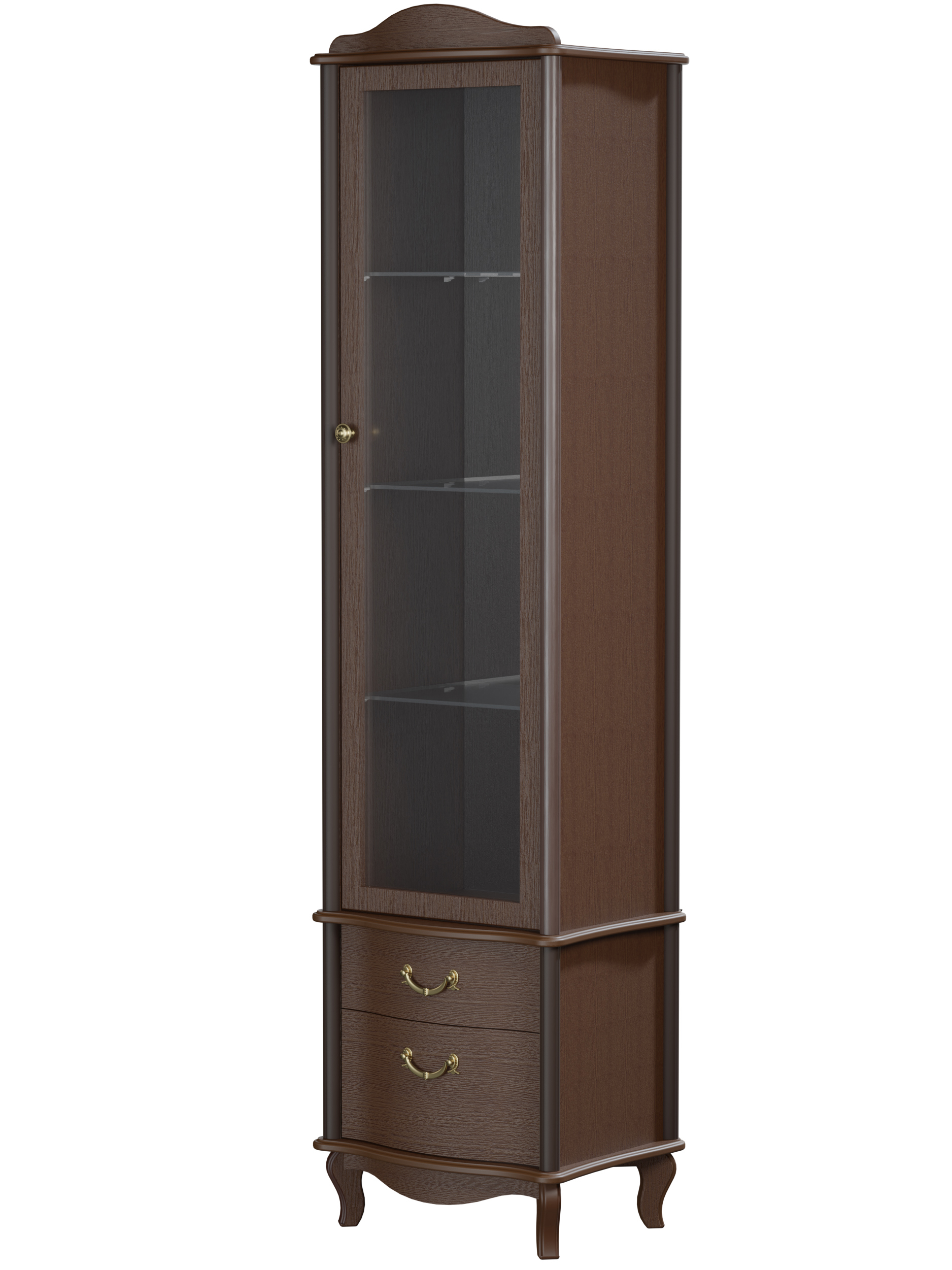 Изображение товара Шкаф распашной Мебелик 49x197x40.4 см МДФ цвет коричневый