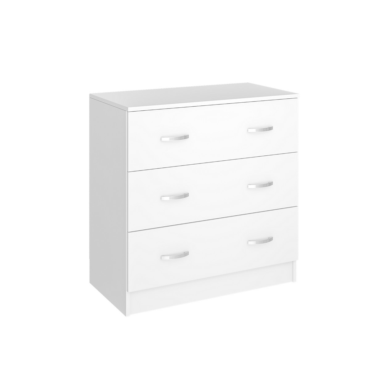 Изображение товара Комод Интерьер-центр Ронда 3 ящика 80x42x82 см белый ЛДСП