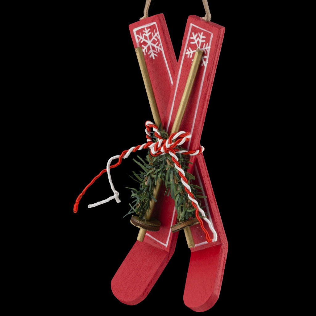 Изображение товара Елочная игрушка Лыжи Erichkrause decor 45772 20 см х 13 см