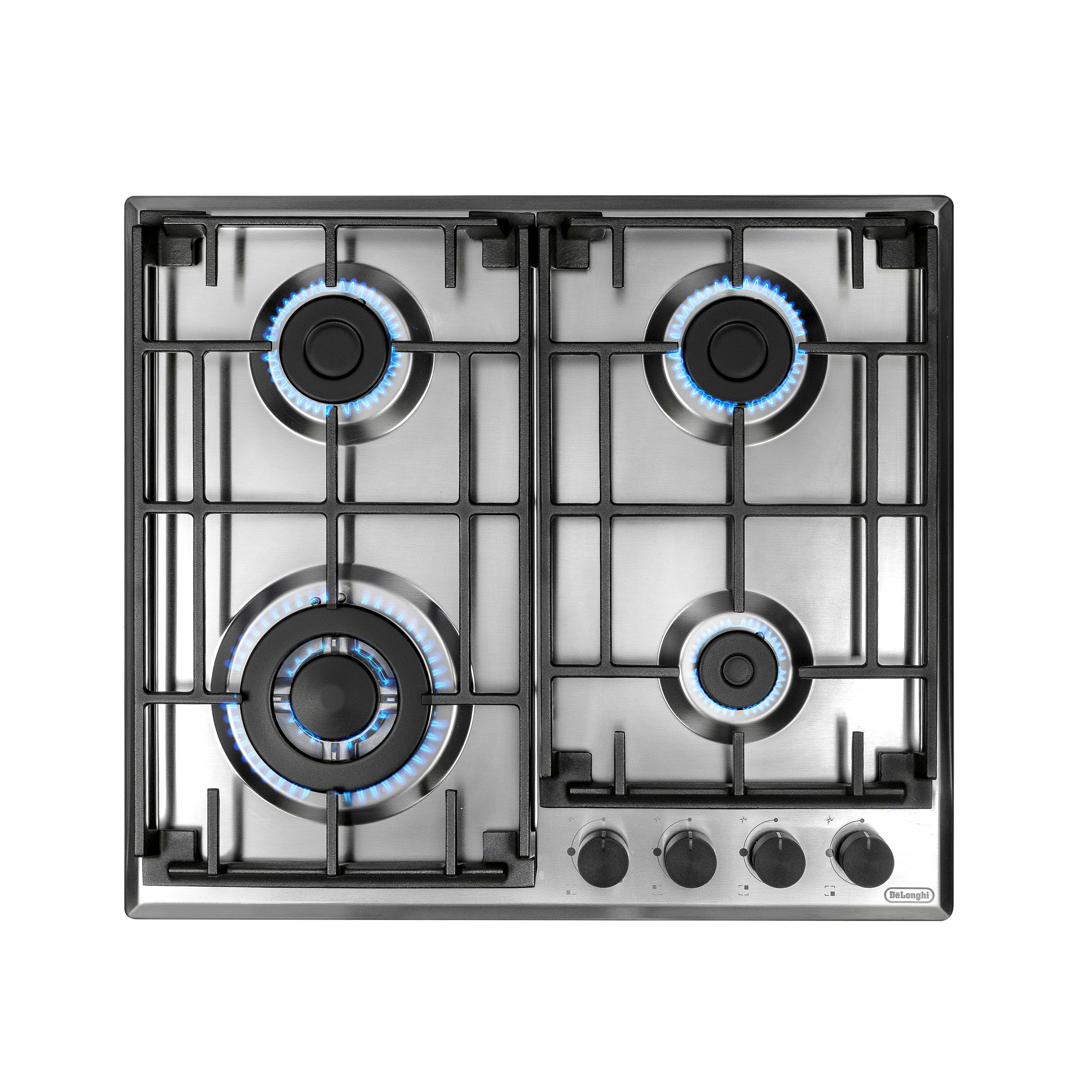Изображение товара Газовая варочная панель Delonghi GRETA 6GW IM 4 конфорки встраиваемая серый