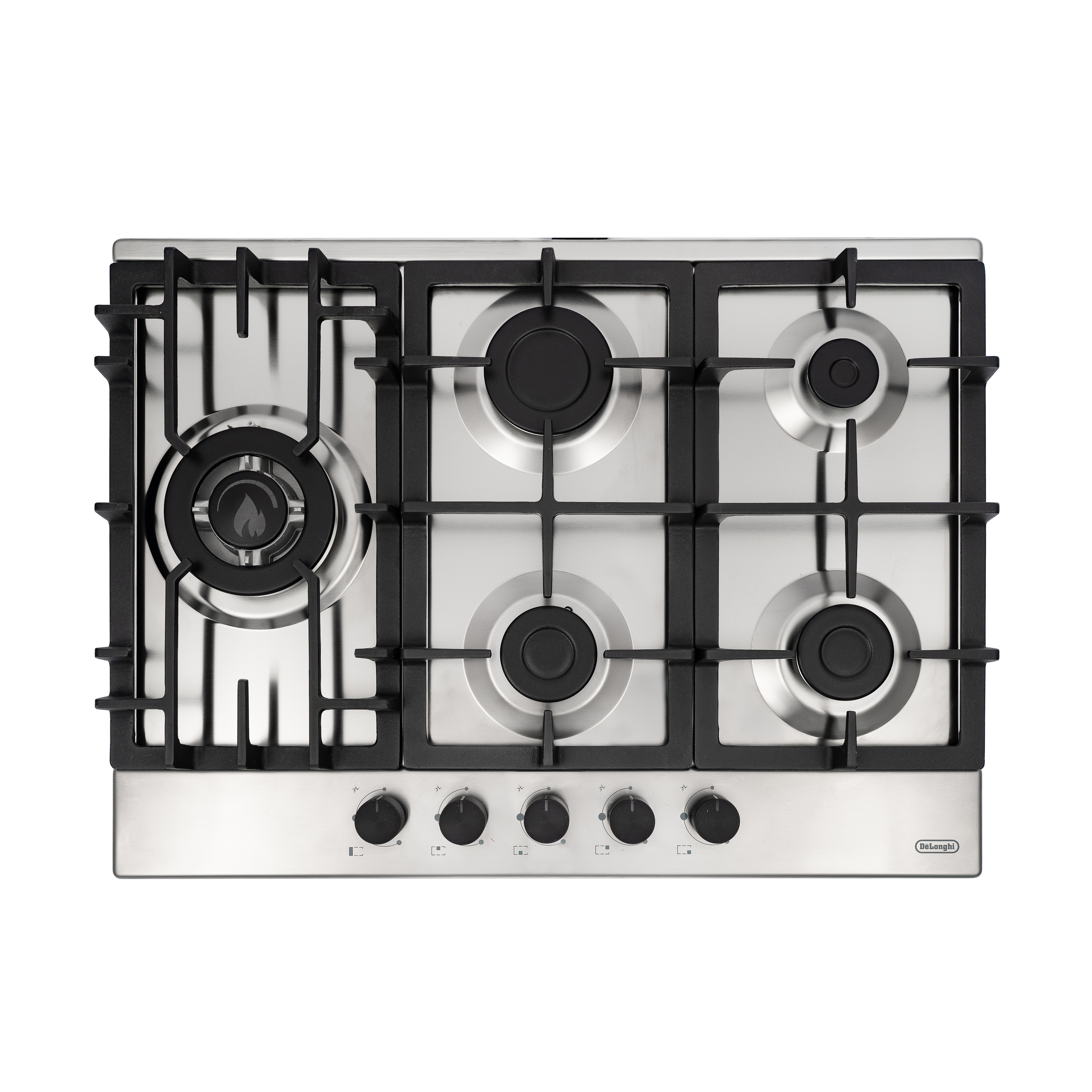 Изображение товара Газовая варочная панель Delonghi GERMANA 7GW IM 69 см 5 конфорок серый