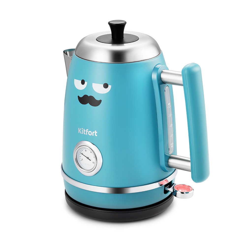 Изображение товара Электрический чайник Kitfort Кт-6149-2 1.7 л нержавеющая сталь цвет бирюзовый