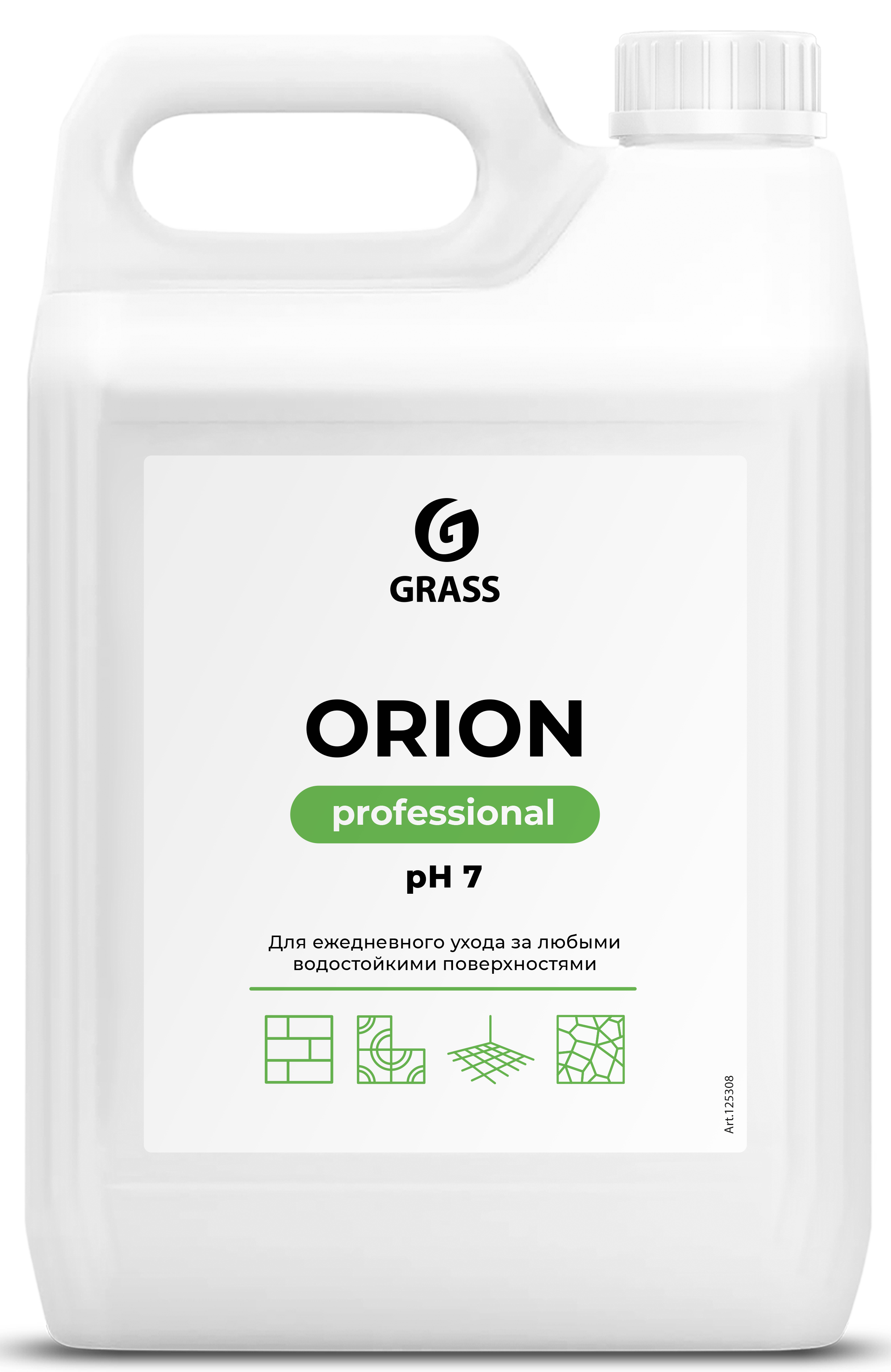 Изображение товара Универсальное моющее средство низкопенное Grass Orion 5 л Изображение товара Универсальное моющее средство низкопенное Grass Orion 5 л