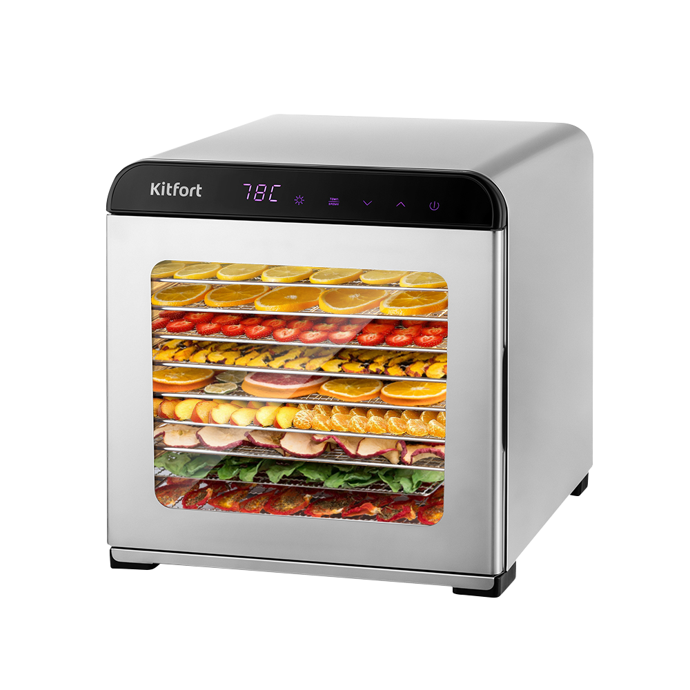Изображение товара Сушилка для овощей и фруктов Kitfort КТ-1947 800 Вт 10 ярусов