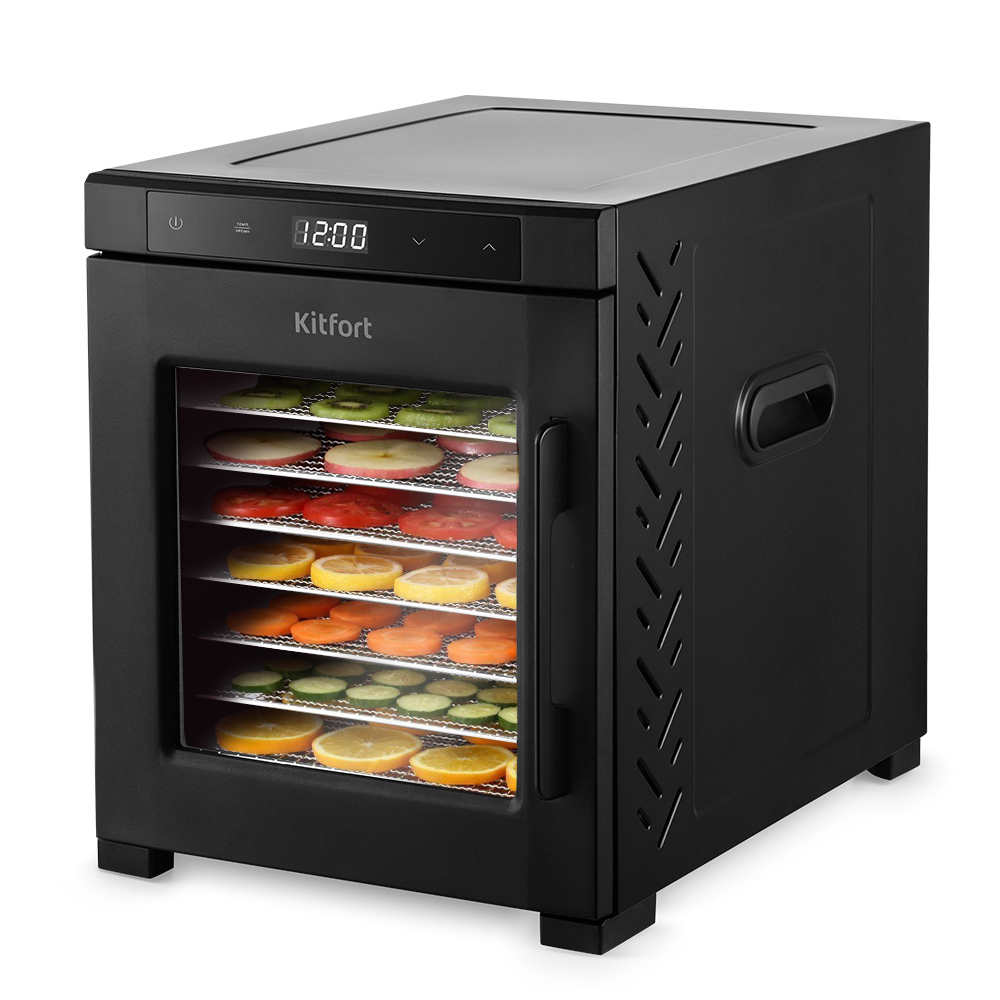 Изображение товара Сушилка для овощей и фруктов Kitfort КТ-1945 900 Вт 10 ярусов цвет черный