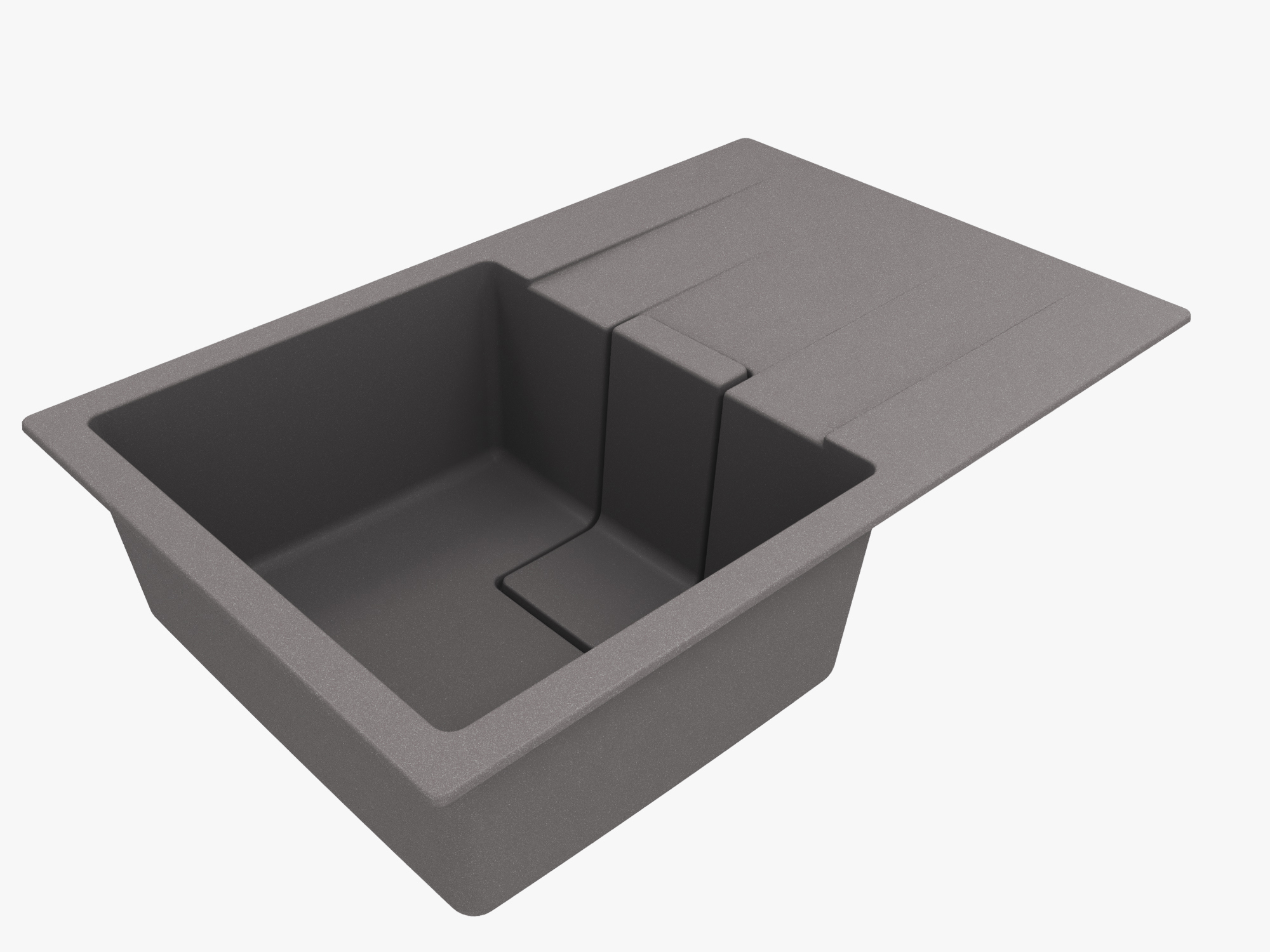 Изображение товара Врезная кварцевая мойка Florentina Ривьера 780 51x22x20 см темно-серый