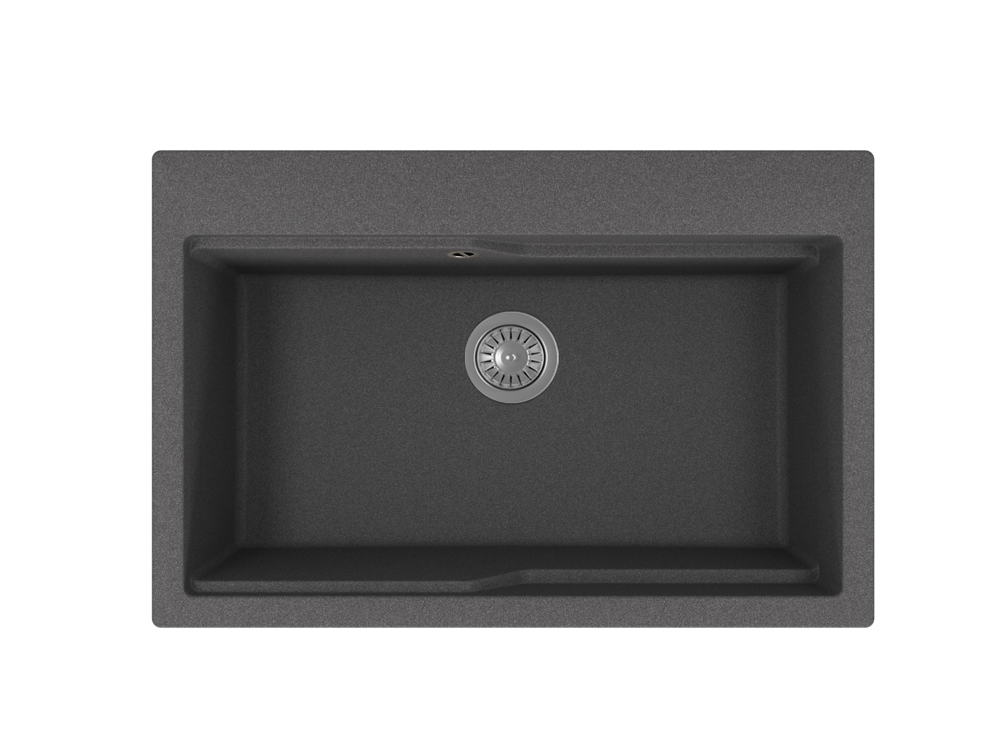 Изображение товара Врезная мойка Florentina Ромия 51x22x20 см кварц цвет черный