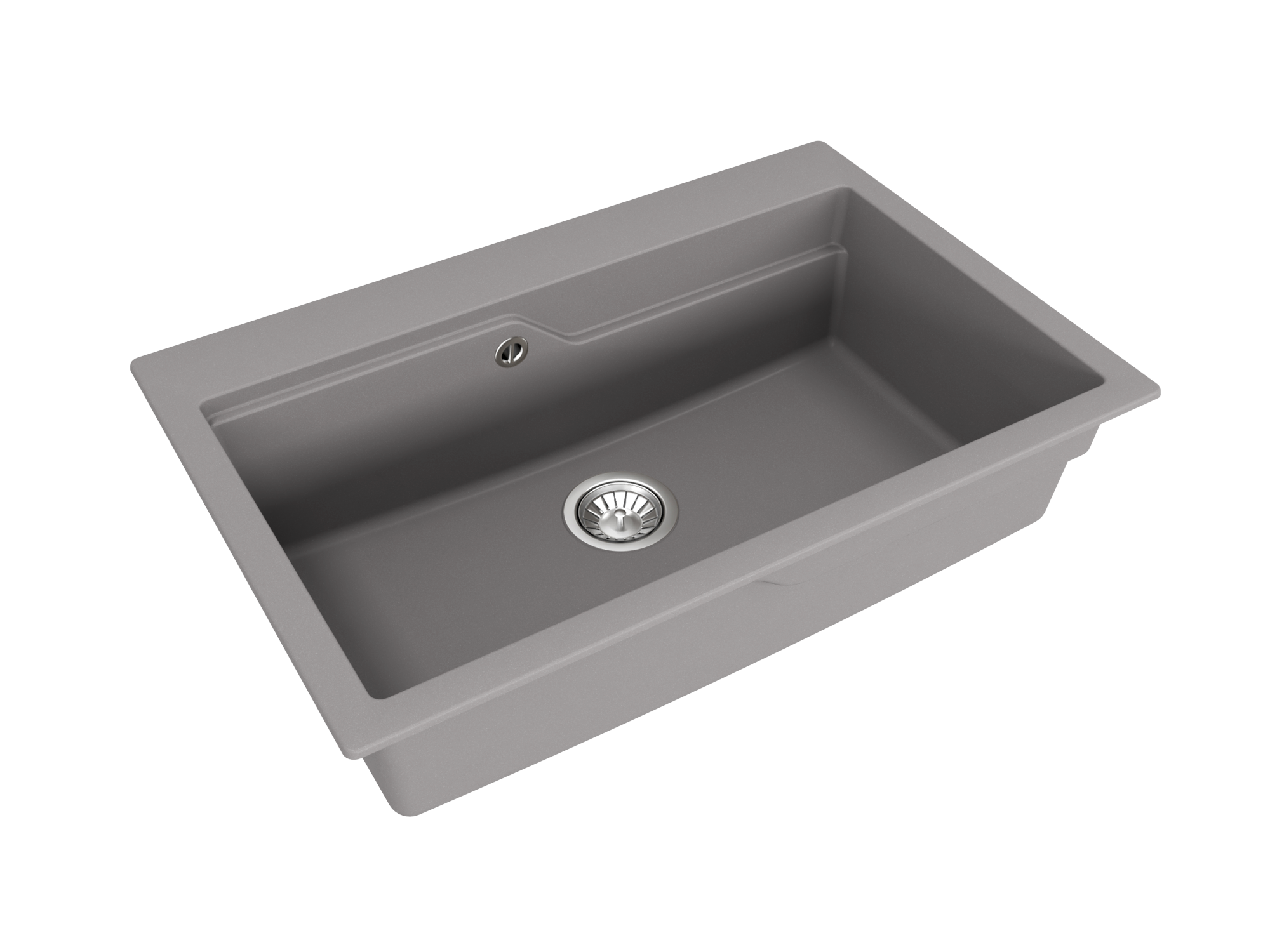 Изображение товара Врезная кухонная мойка Florentina Ромия 51x22x20 см кварц темно-серый