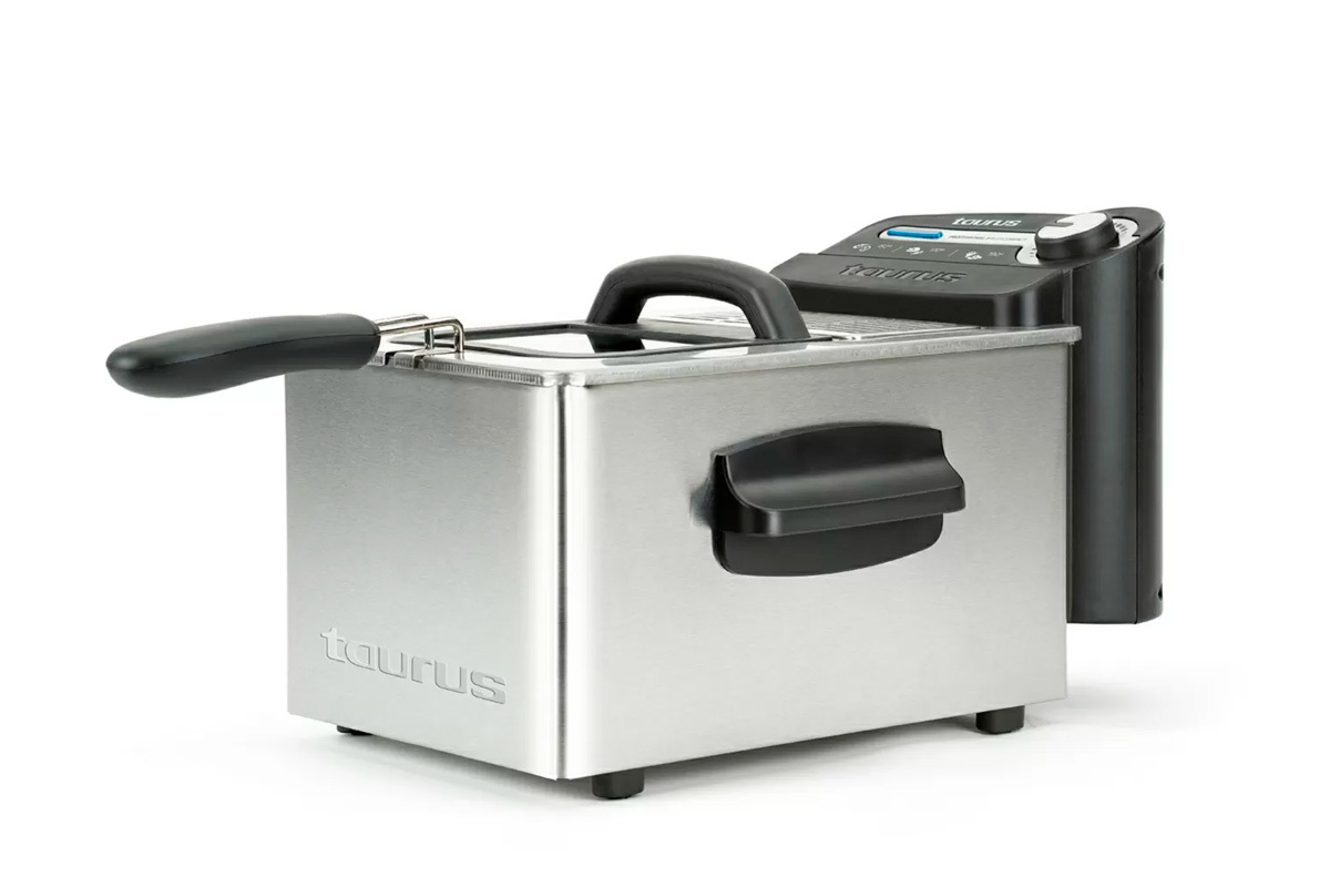 Изображение товара Электрическая фритюрница Taurus Professional 3 Plus Compact 3 л цвет серебристый