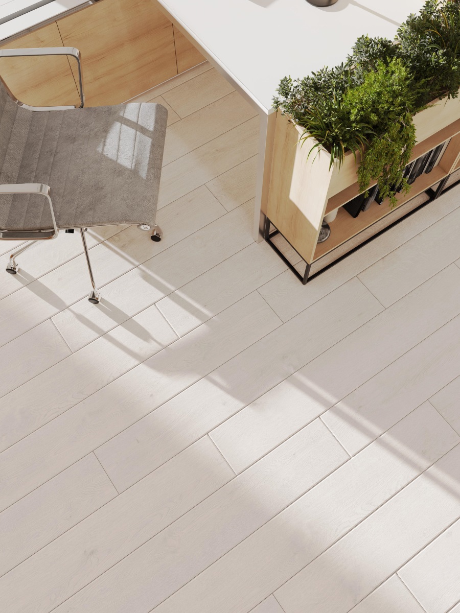 Изображение товара Ламинат Egger Classic Дуб Ньюбери белый 33 класс, 8 мм, 2 м²