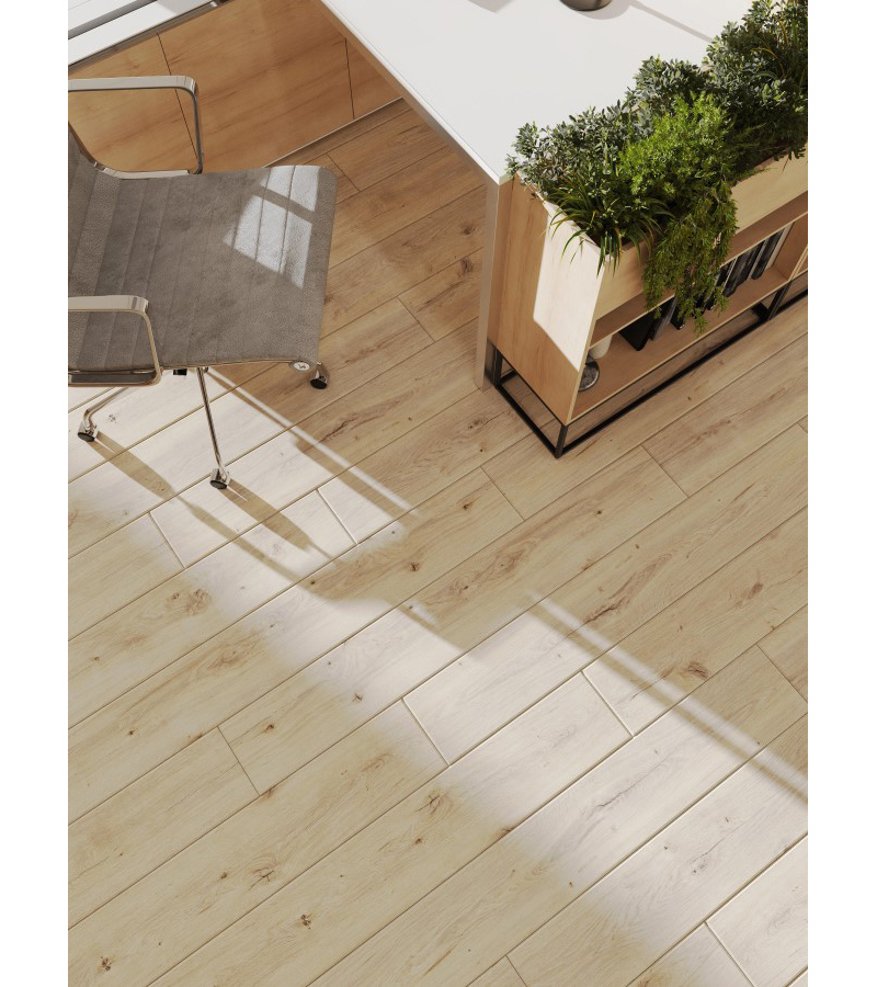 Изображение товара Ламинированное покрытие Egger Aqua+ 8 мм Дуб Муром, 33 класс, фаски, водостойкий