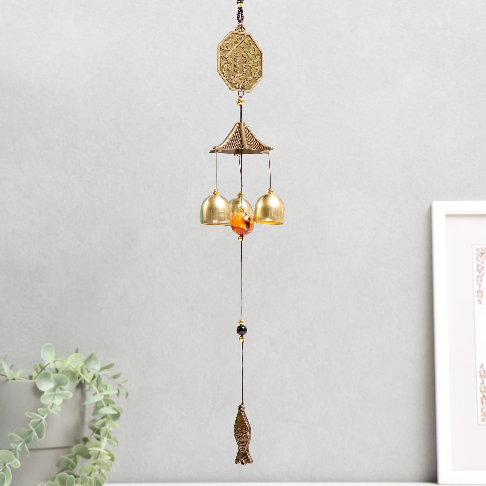 Изображение товара Музыка ветра "Инь-ян" 3 колокольчика 47 см