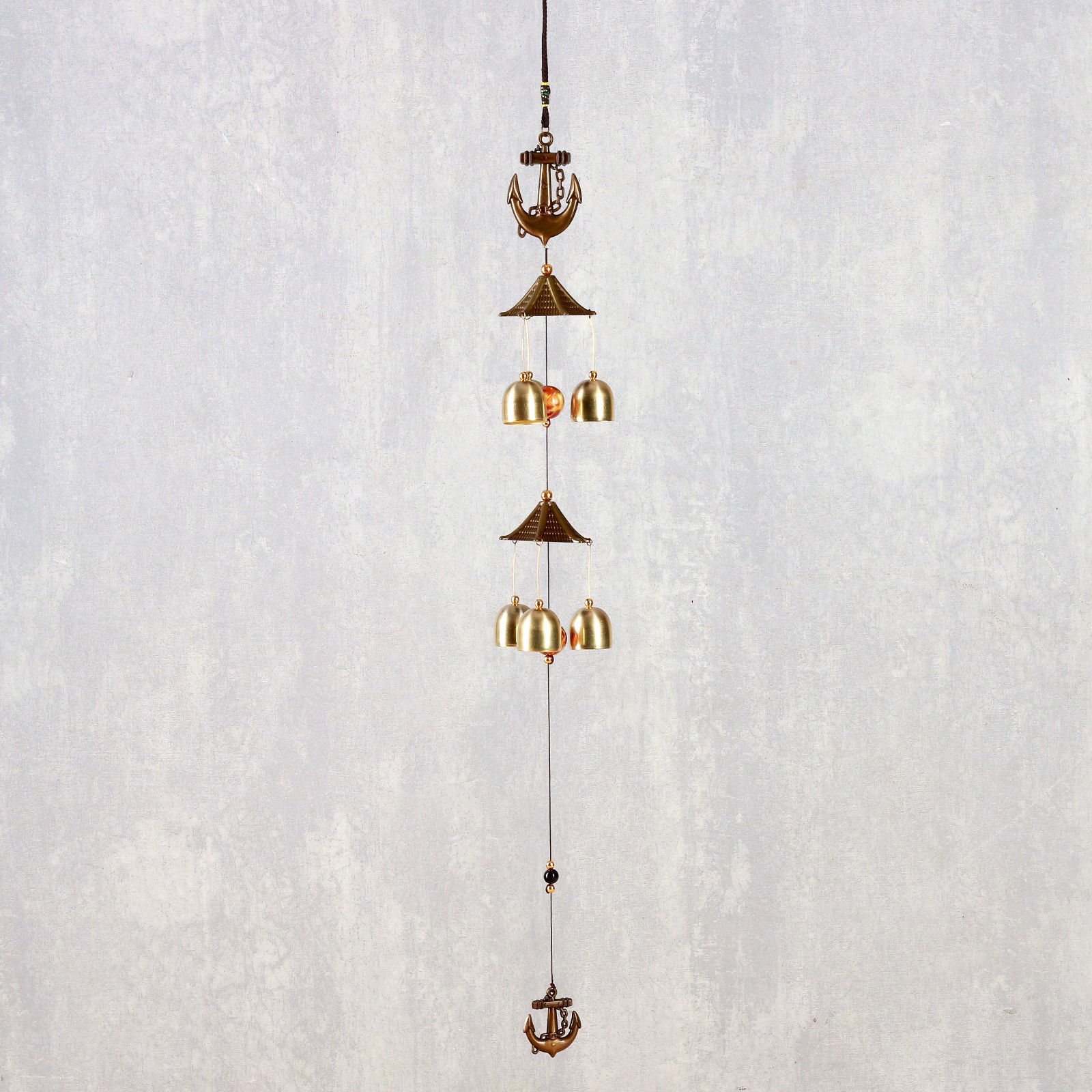 Изображение товара Музыка ветра "Якорь" 6 колокольчиков 60 см