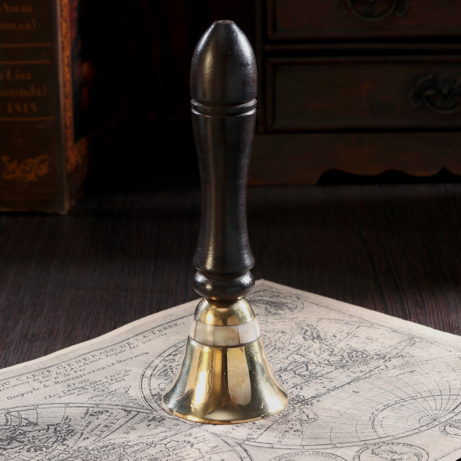 Изображение товара Декоративный предмет SIMALAND Колокольчик «Счастье» 5,5×5,5×15 см