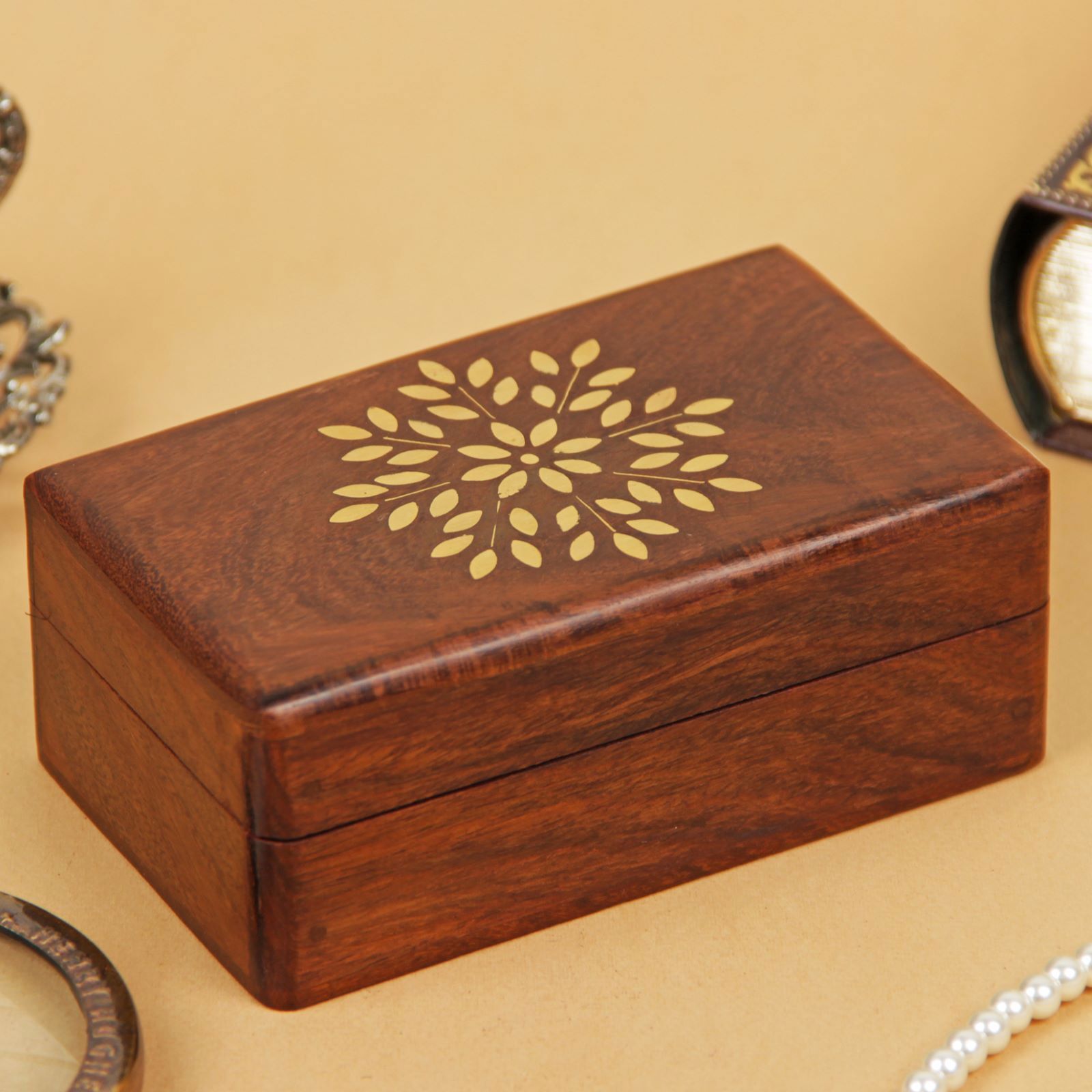 Изображение товара Шкатулка "Снежинка" 12.7x7.5x5 см