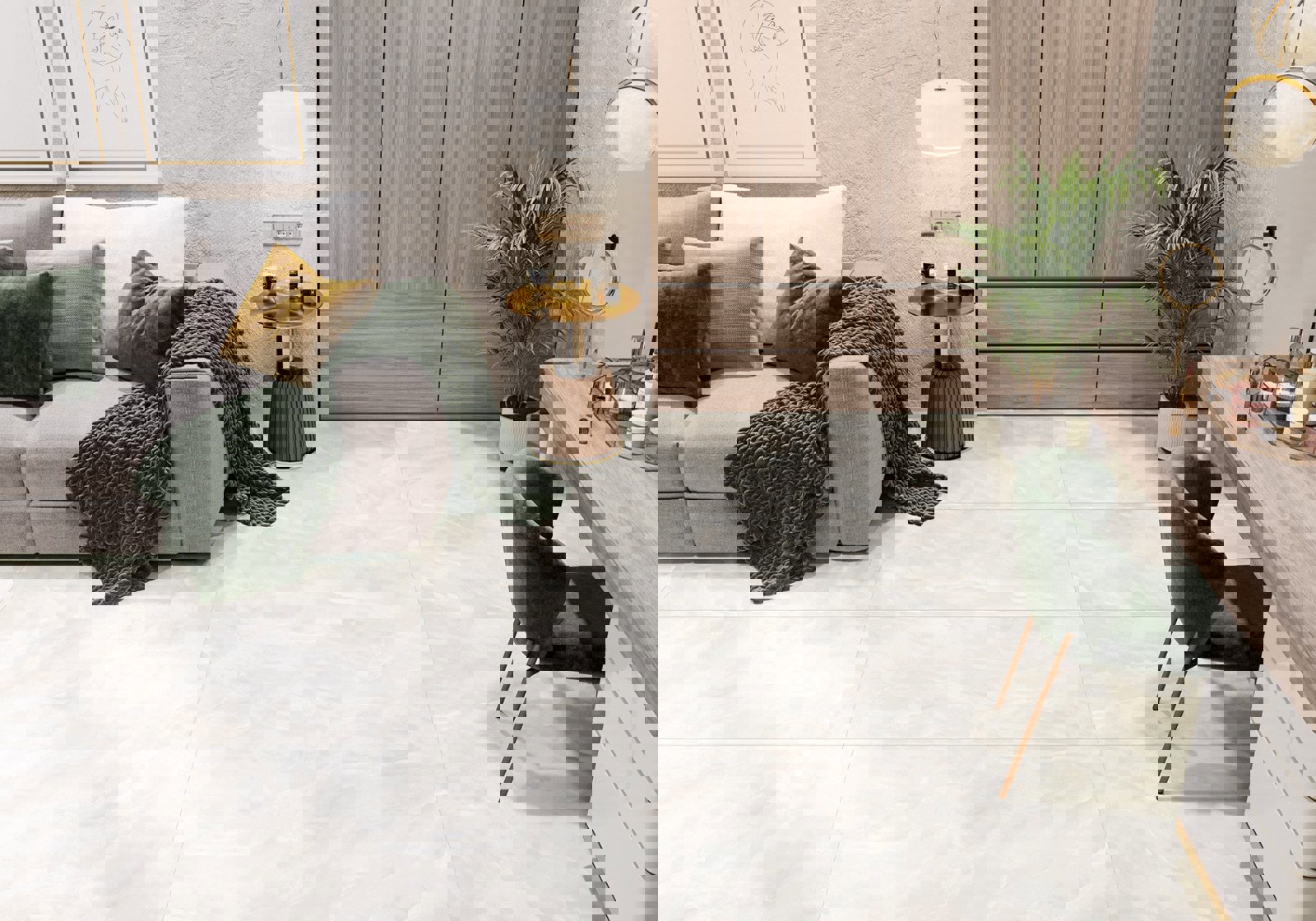 Изображение товара Керамогранит Alma ceramica GFU57OPL04L 133 57x57см 1.62 м² цвет белый, цена за упаковку