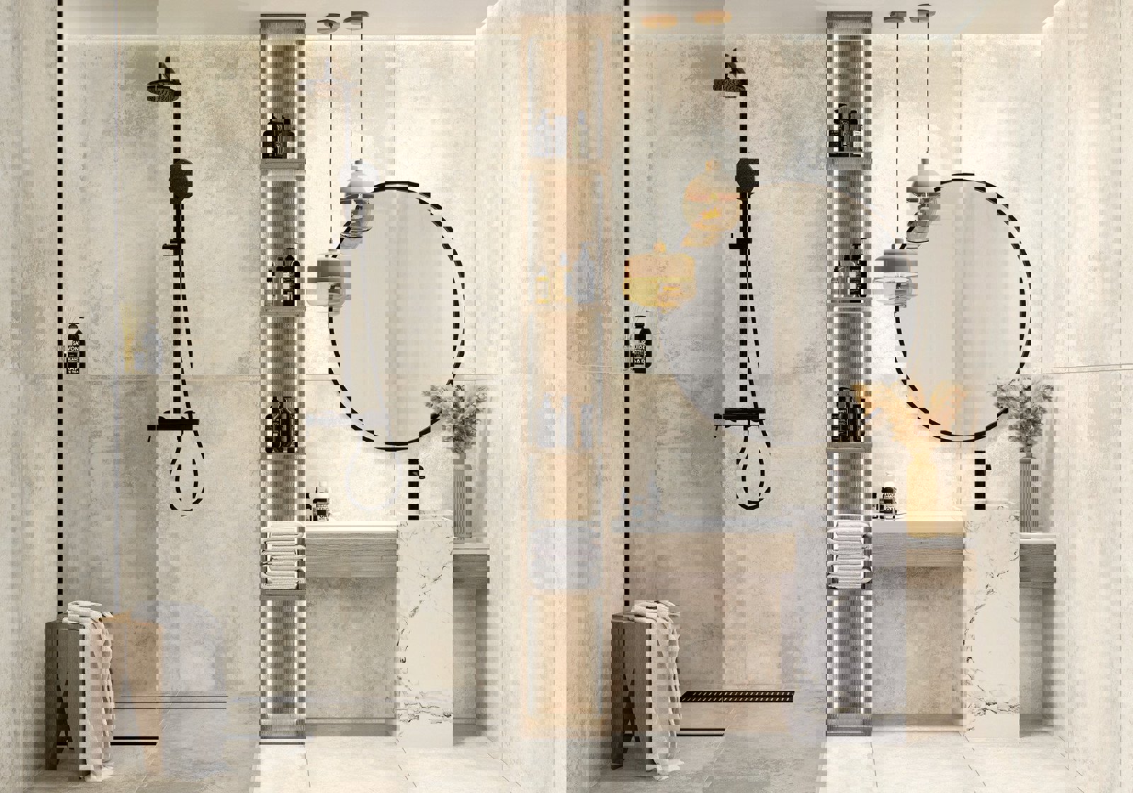 Изображение товара Керамогранит Alma Ceramica GFU57CMT40R 57x57 см коричневый с эффектом бетона