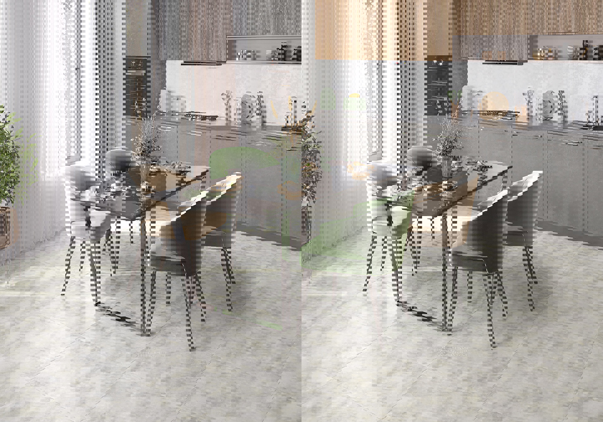 Изображение товара Керамогранит ALMA CERAMICA GFU57SUL40R 57x57 см серый