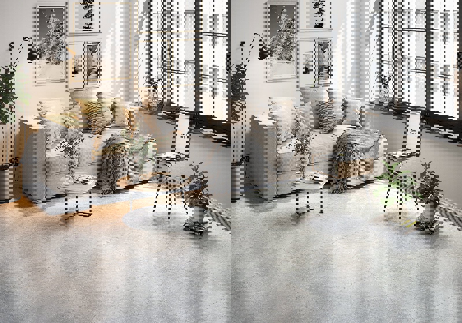 Изображение товара Керамогранит Alma ceramica GFA57MCS70L 57x57 см серый для пола и стен