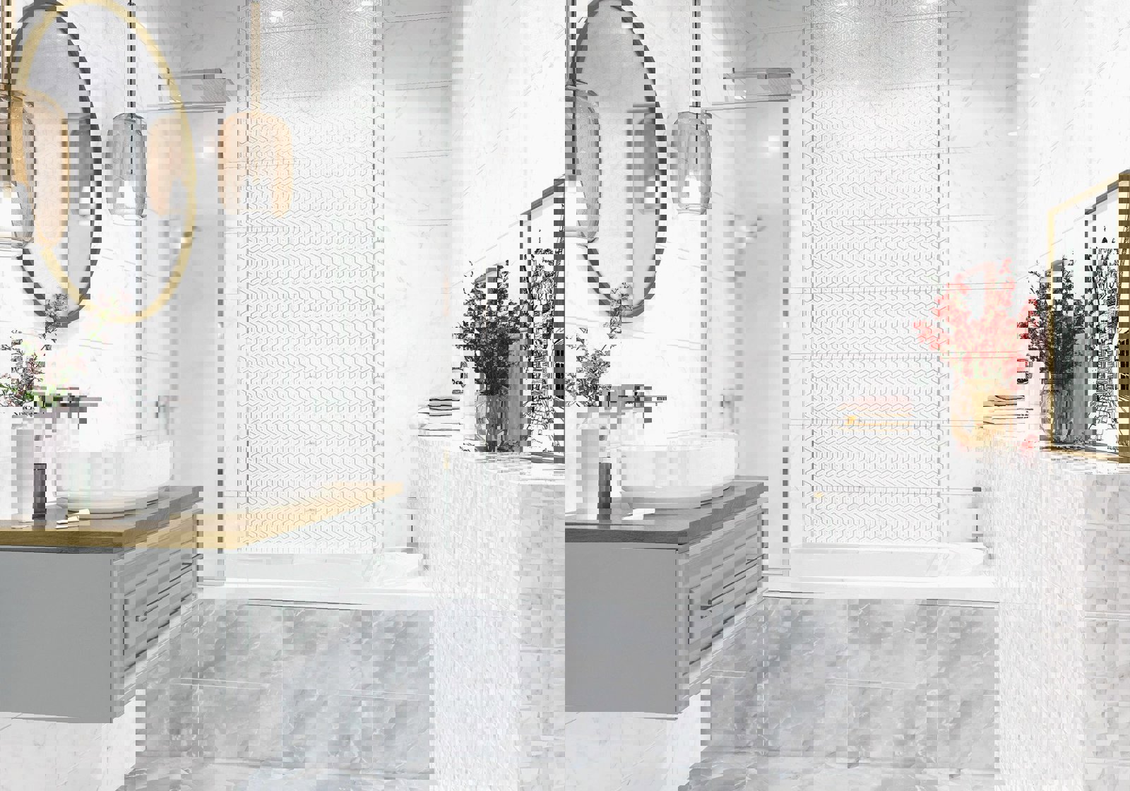 Изображение товара Керамогранит Alma ceramica TFU03GRG007 229 41.8x41.8см цвет белый, цена за упаковку