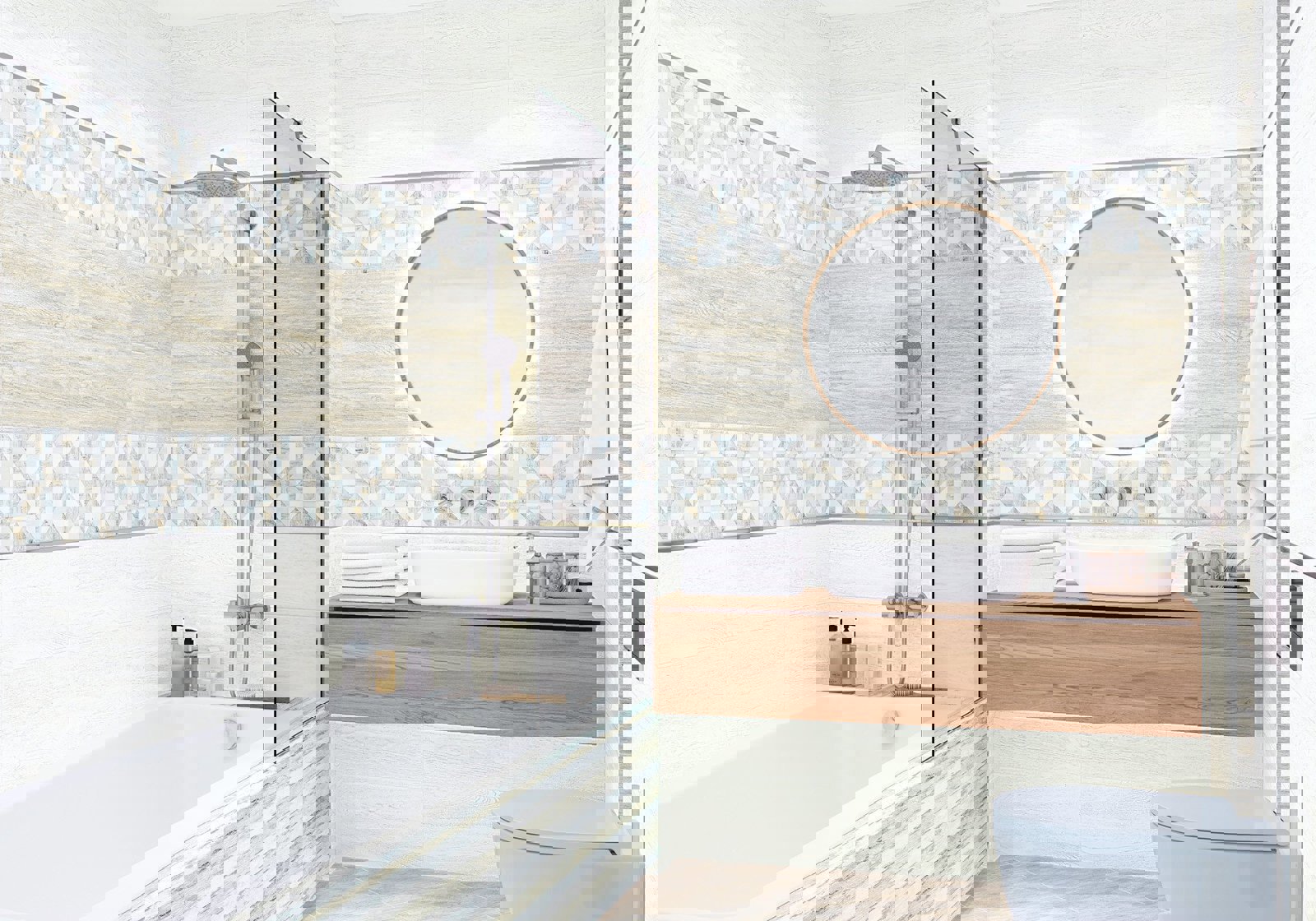 Изображение товара Керамогранит Alma Ceramica TFU03WOD014 41.8x41.8 см бежевый