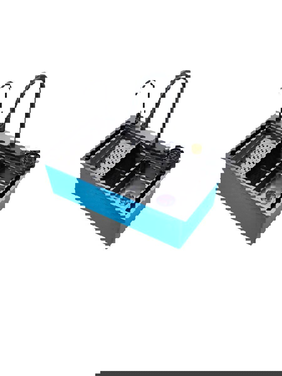 Изображение товара Накладная кухонная мойка OUTE T87846Y из нержавеющей стали 78х46 см