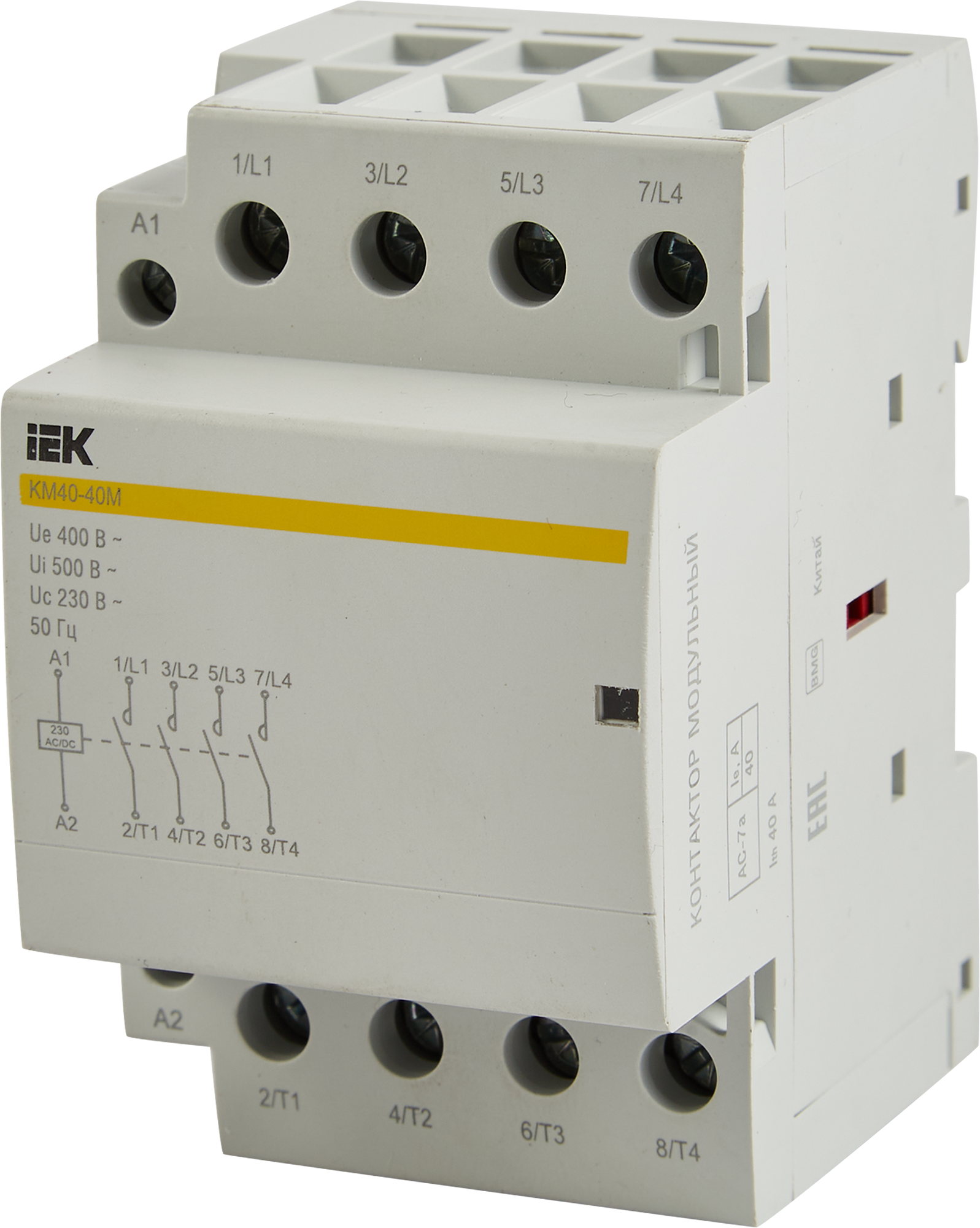 Изображение товара Контактор IEK КМ40-40М 40 А 230