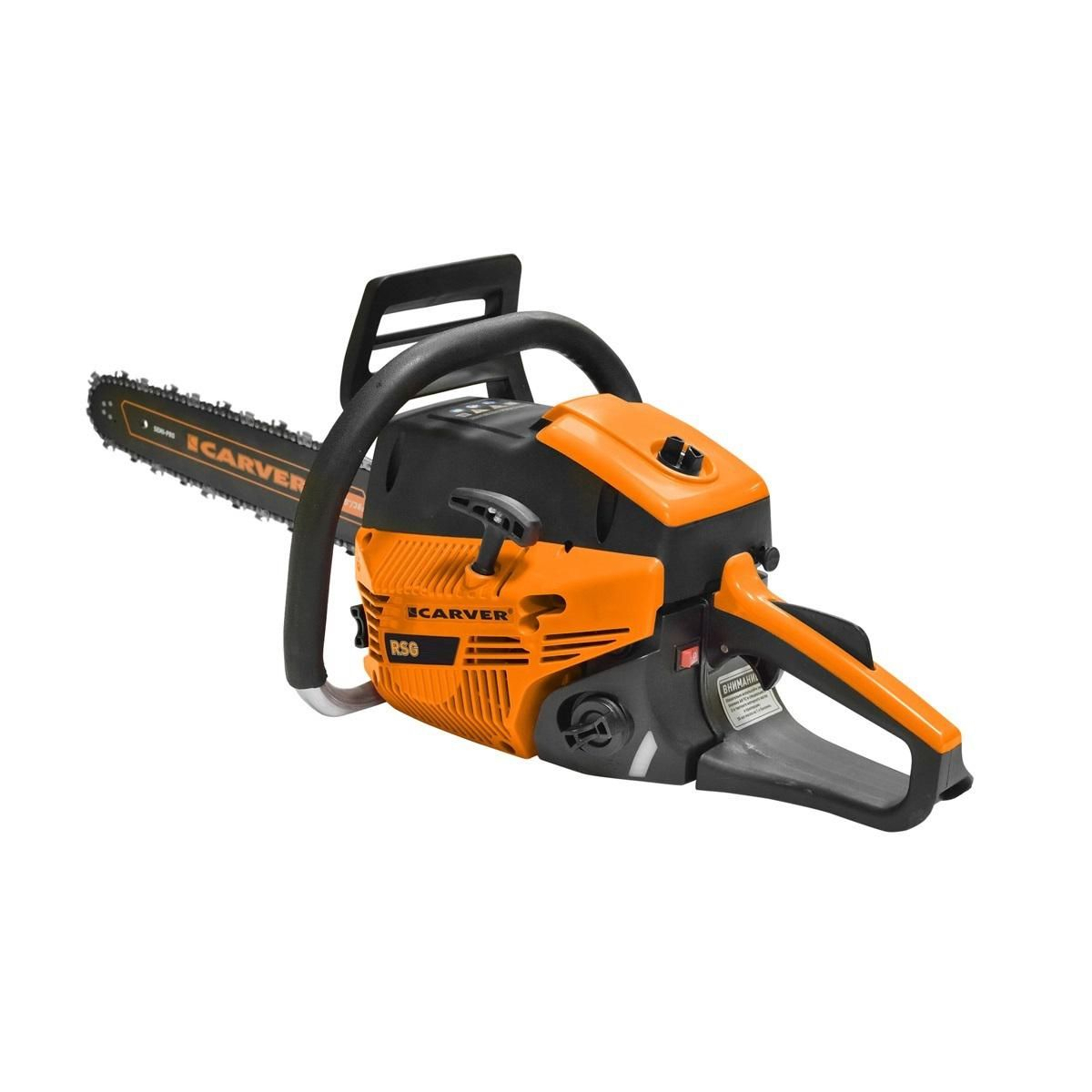 Изображение товара Бензопила CARVER RSG 358 мощностью 3 л.с. и длиной шины 45 см