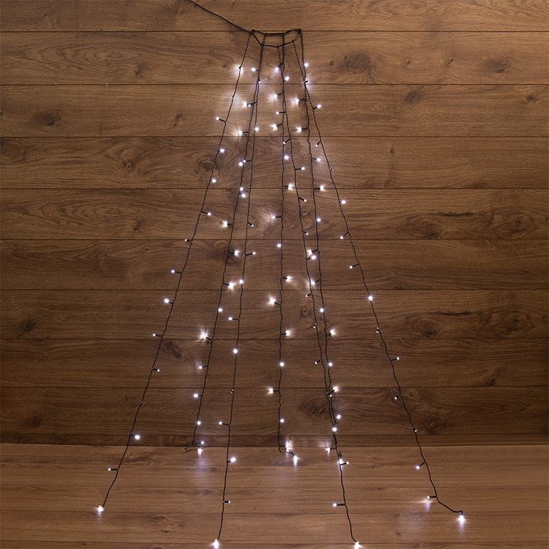 Изображение товара Электрогирлянда комнатная Neon-night 1.5 м 105 диодов 8 режимов белый