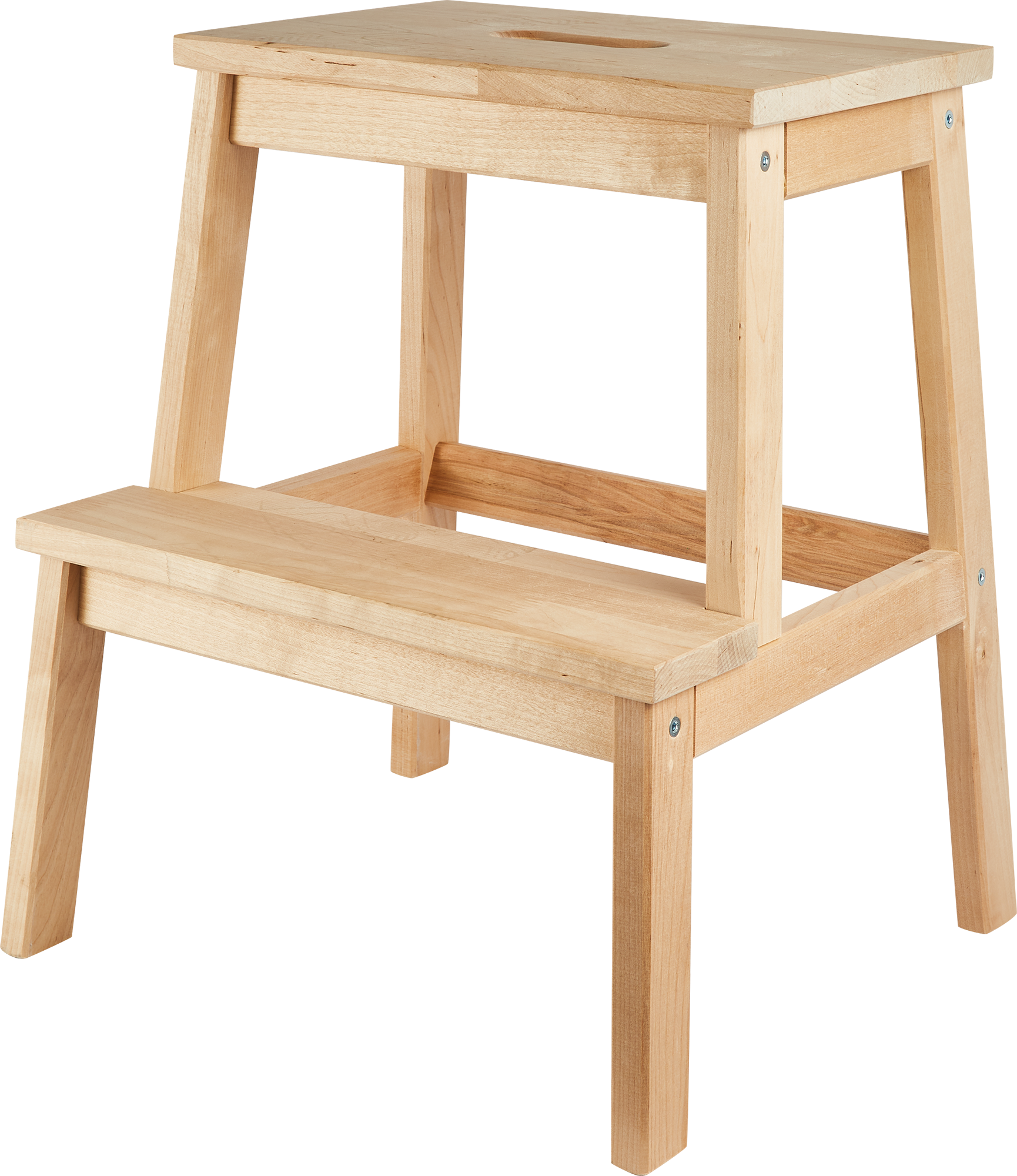 Изображение товара Табурет-стремянка 49.5x43x39 см каркас дерево цвет бежевый