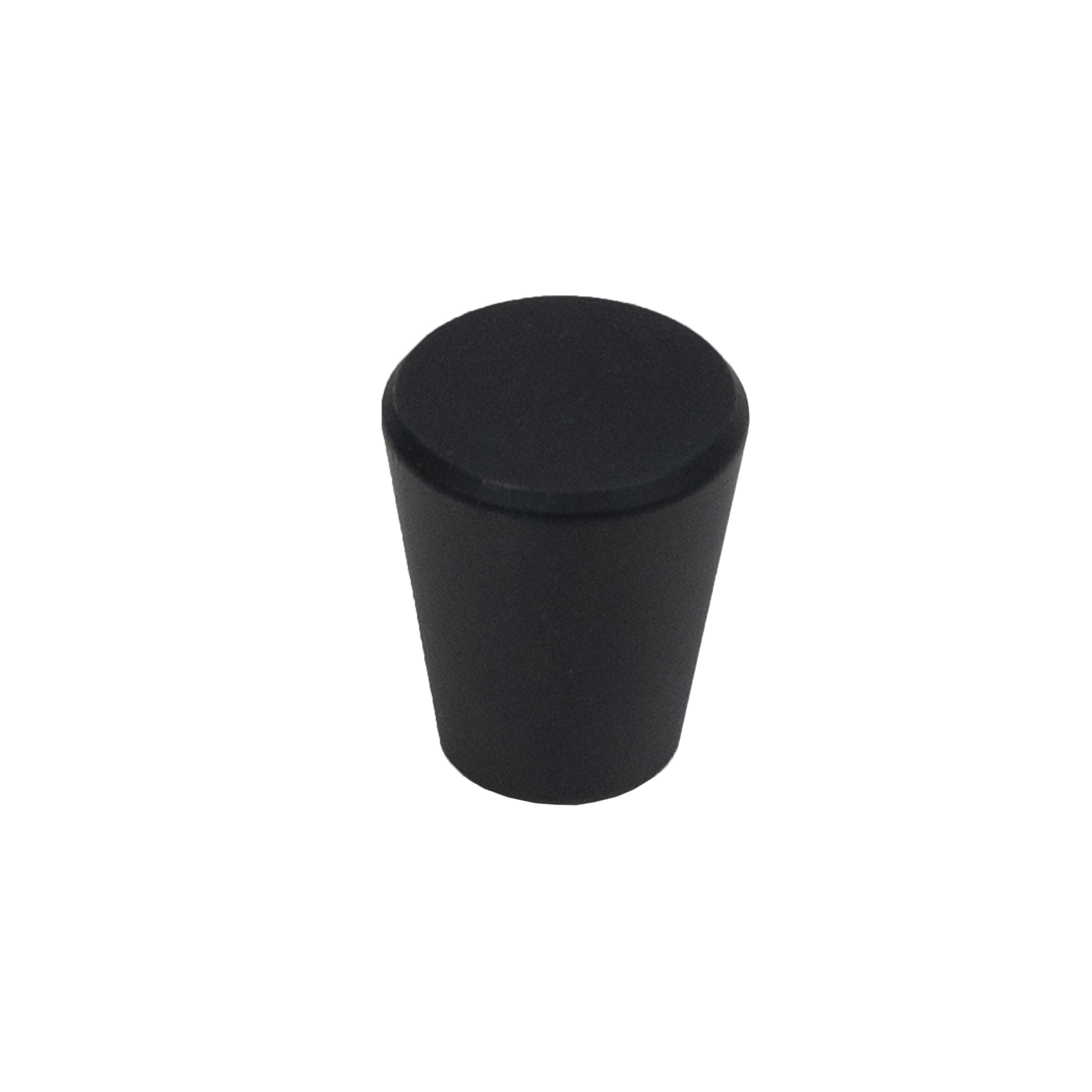 Мебельная ручка-кнопка Bell цвет матовый черный