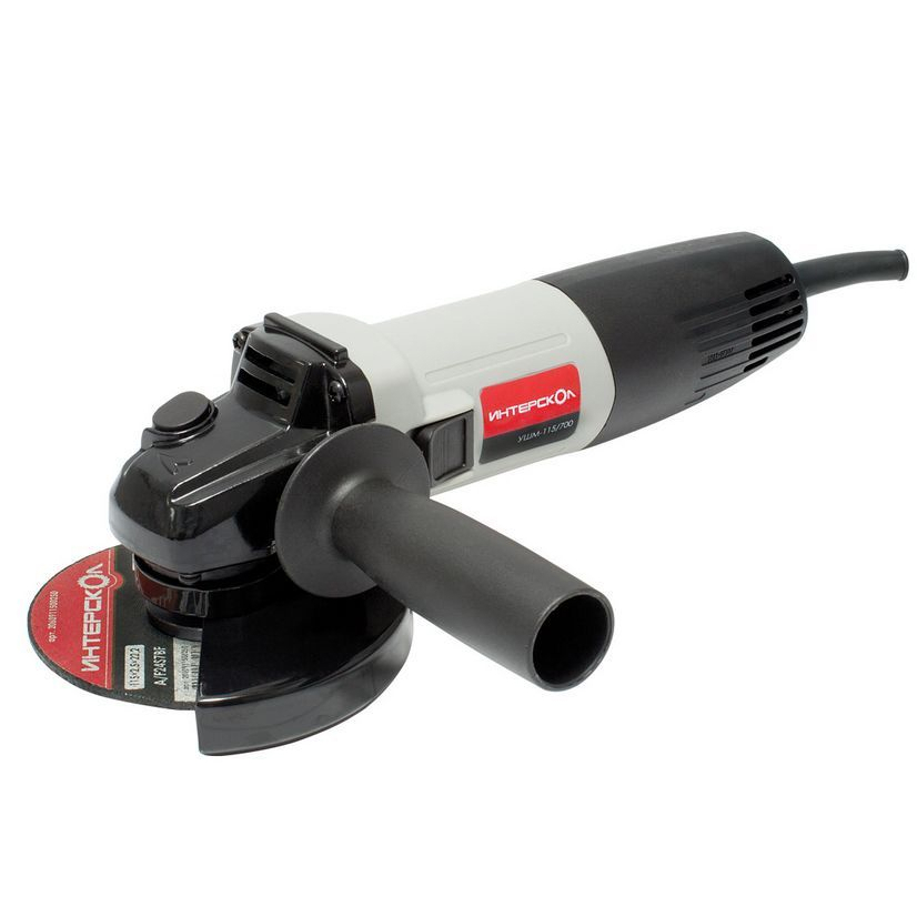 Изображение товара Сетевая угловая шлифмашина Интерскол УШМ-115/700 528.1.0.00