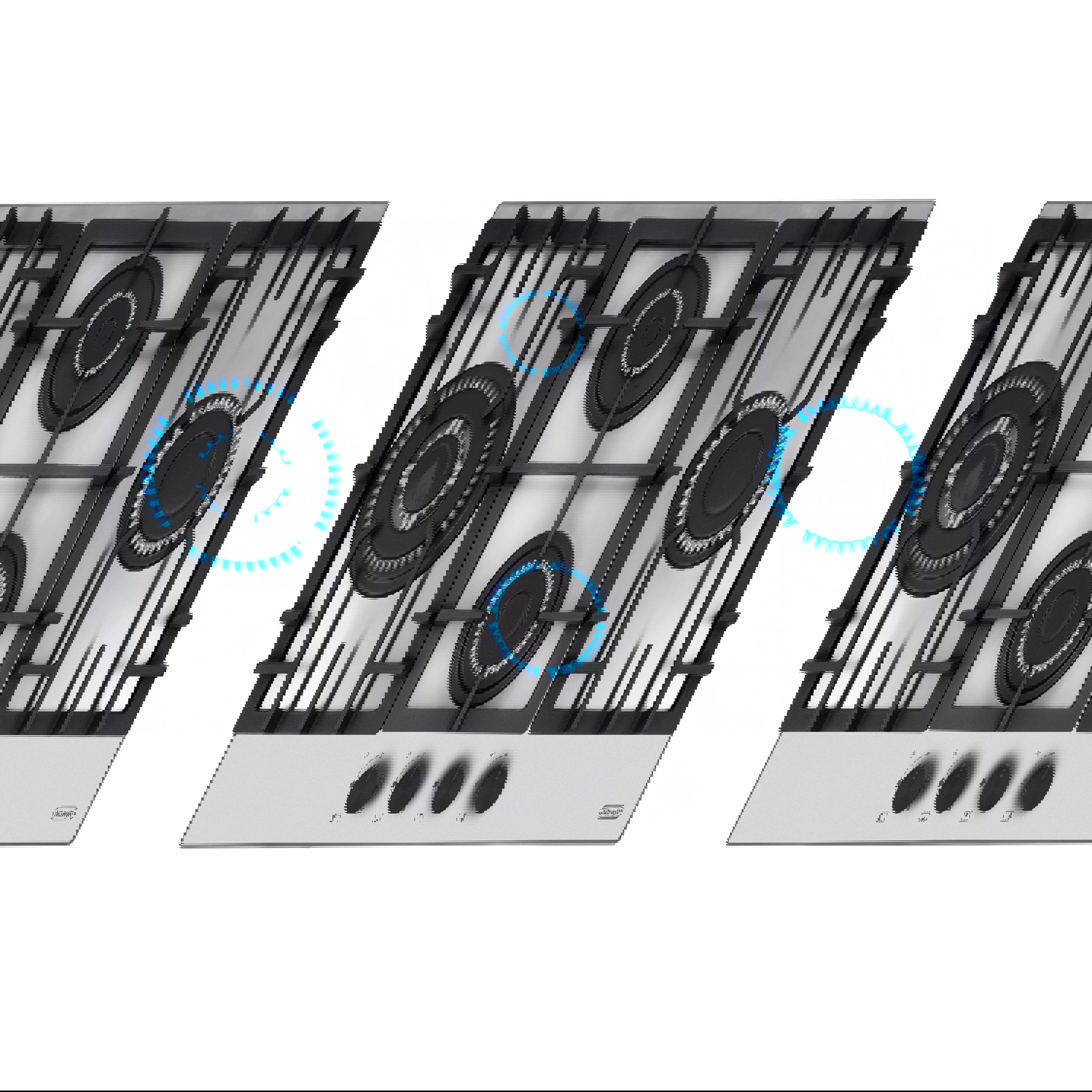 Изображение товара Газовая варочная панель Delonghi GABRIELLA 6GW IM 69 см 4 конфорки цвет серый