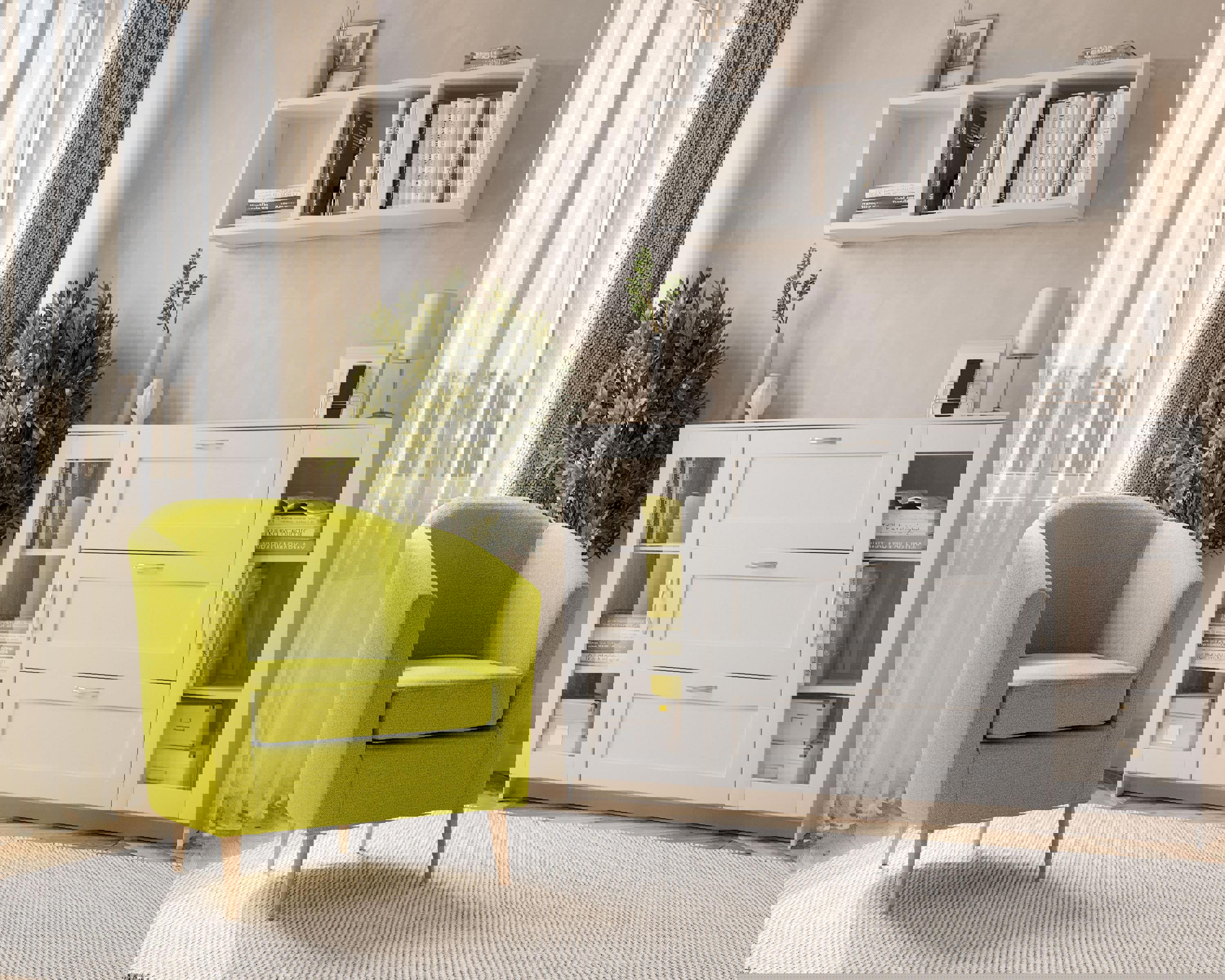 Изображение товара Мягкое кресло Гуд Лакк Тунне 67.5x76x51 см лайм комфортная мебель для отдыха